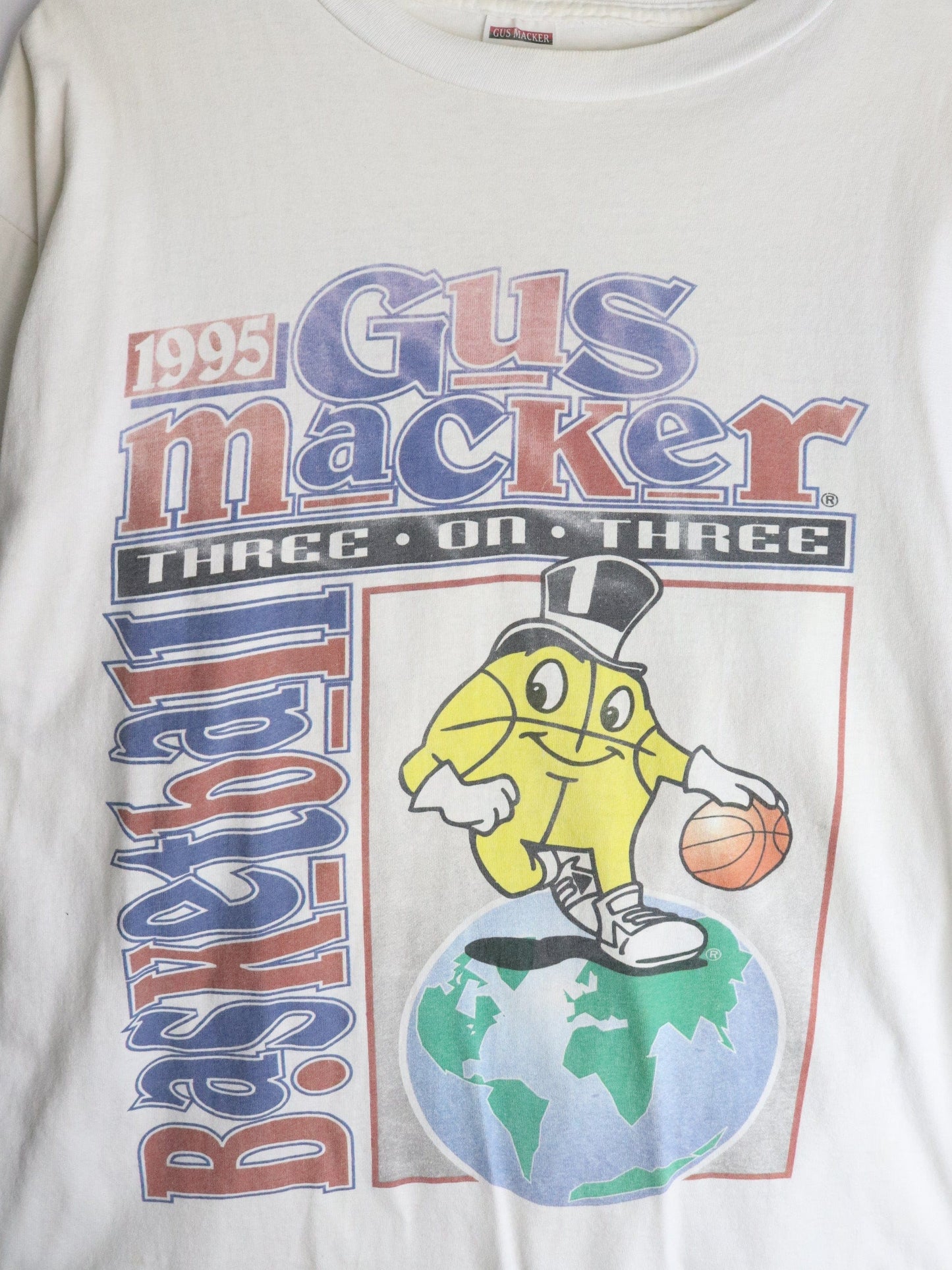 Vintage Gus Macker T Shirt Mens XL White from propervintagecanada