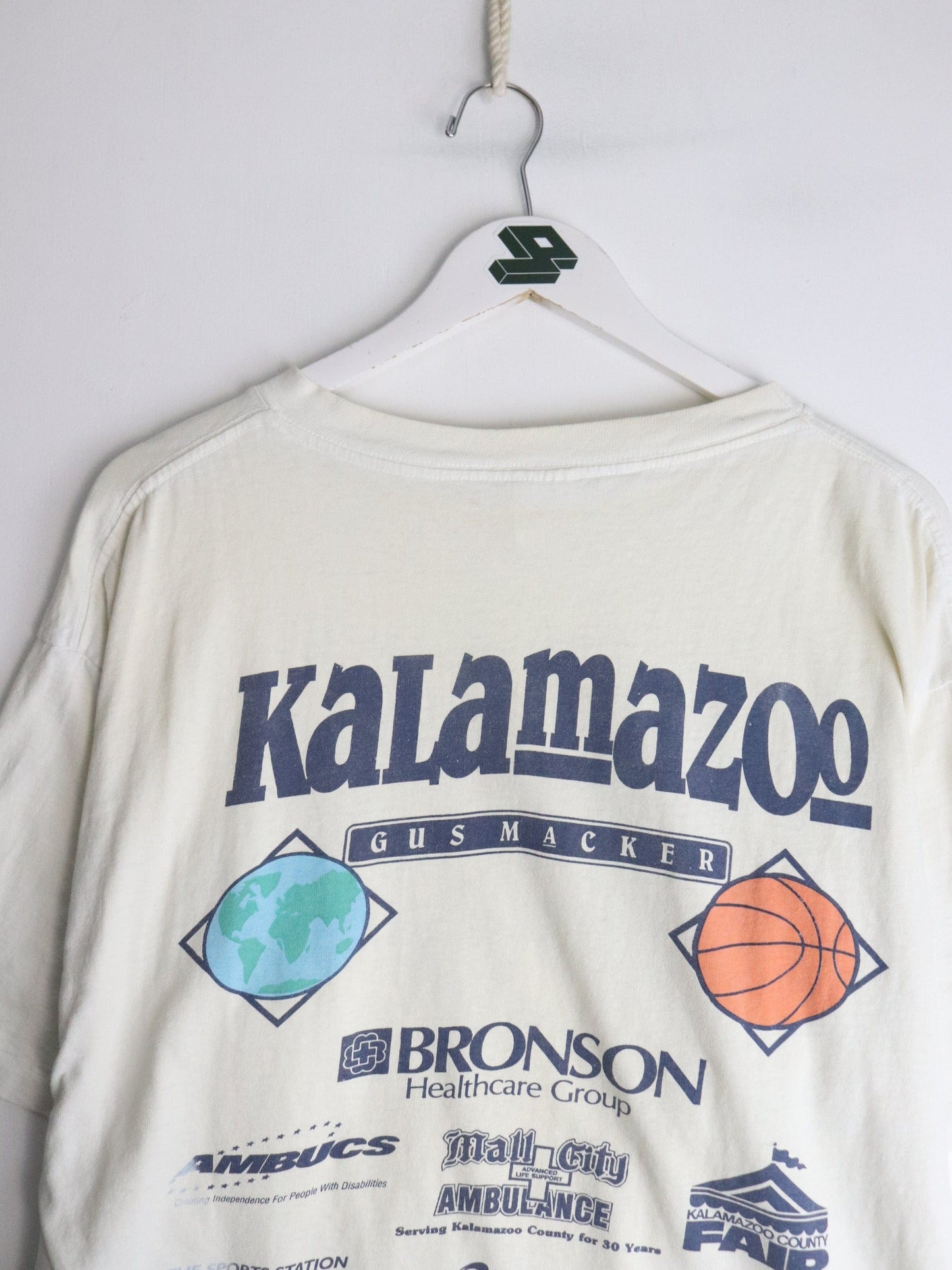 Vintage Gus Macker T Shirt Mens XL White from propervintagecanada