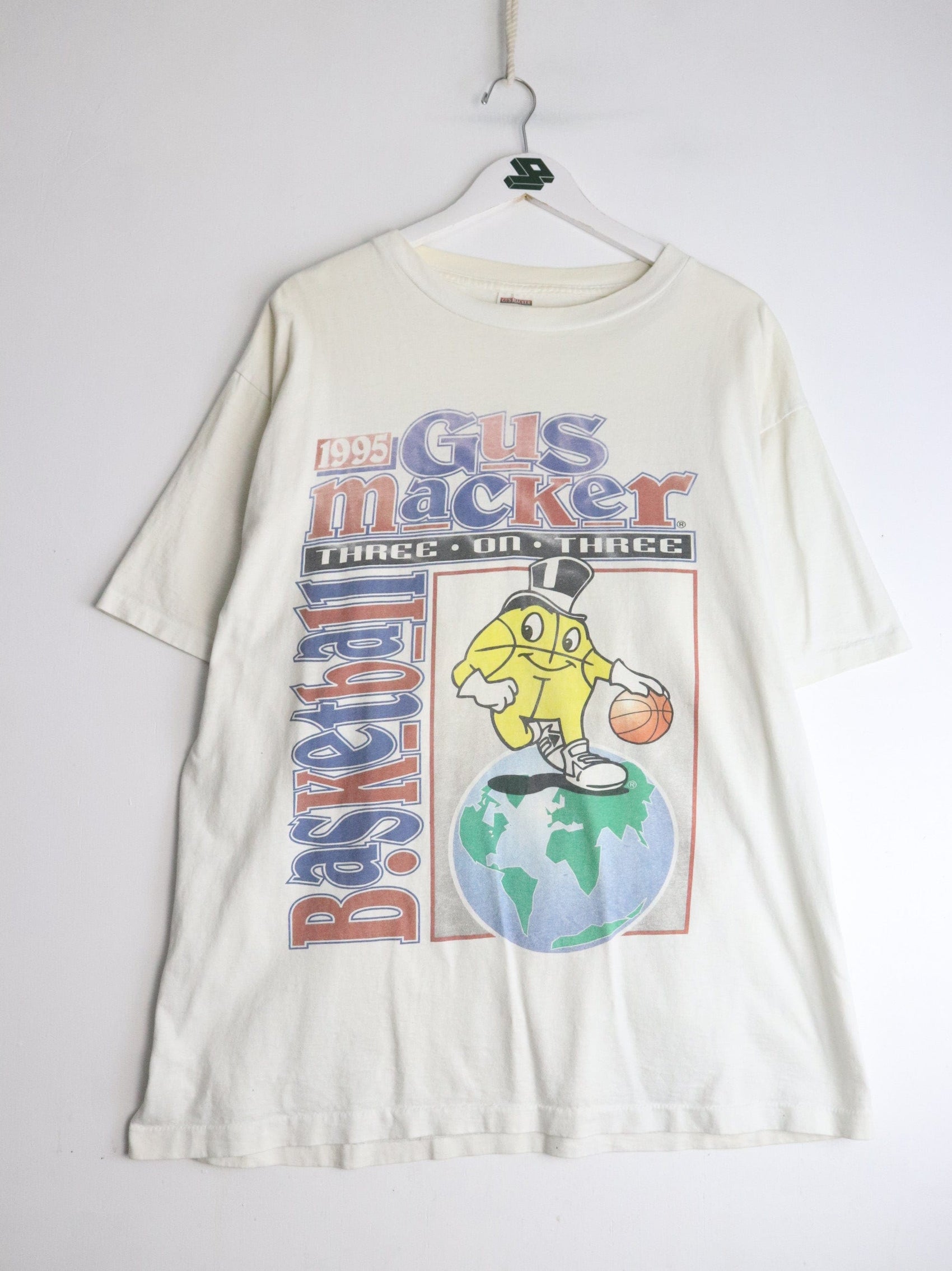 Vintage Gus Macker T Shirt Mens XL White from propervintagecanada