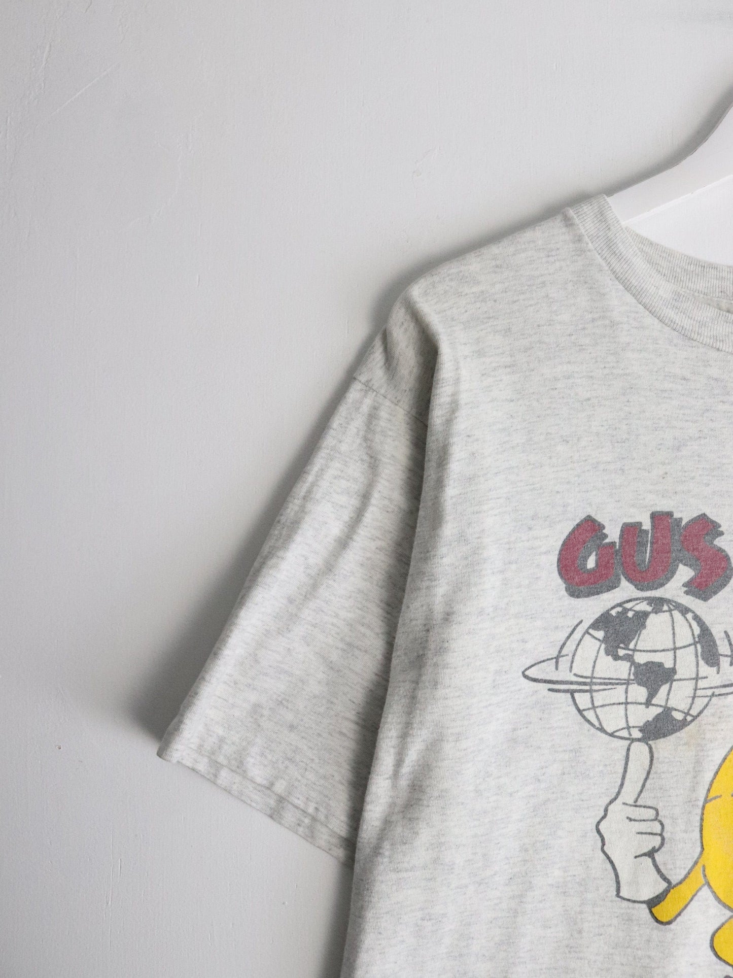 Vintage Gus Maker Basketball T Shirt Mens XL Grey from propervintagecanada