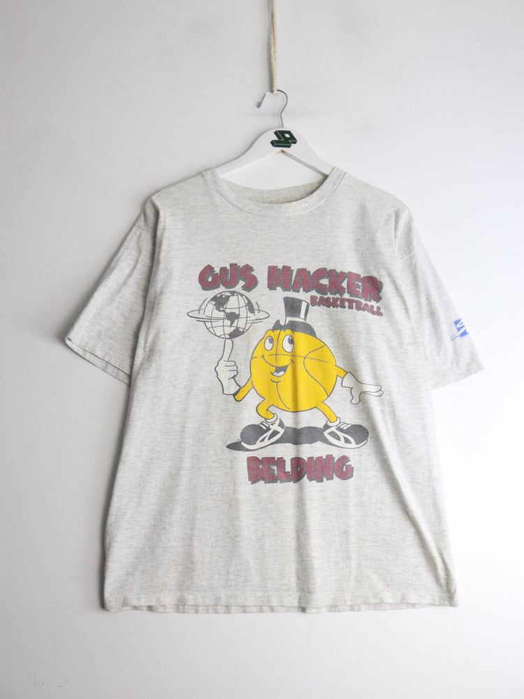 Vintage Gus Maker Basketball T Shirt Mens XL Grey from propervintagecanada