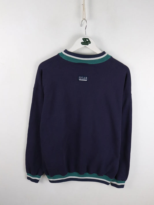 Vintage Hallmark Sweatshirt Mens Large Blue
