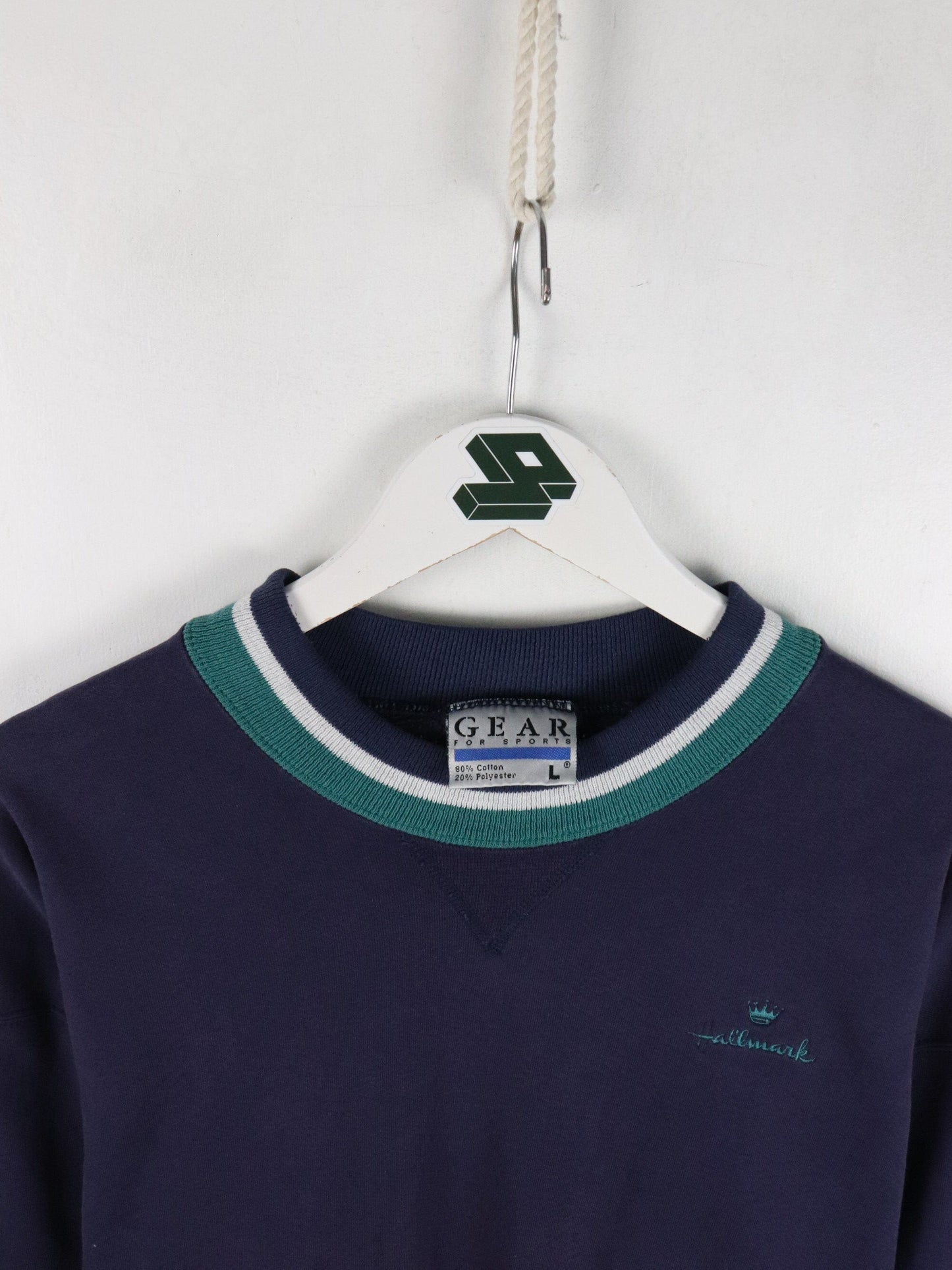 Vintage Hallmark Sweatshirt Mens Large Blue from propervintagecanada