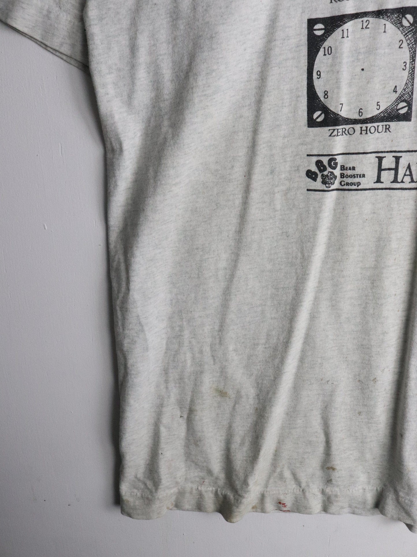 Vintage Happy Hour T Shirt Mens XL Grey from propervintagecanada