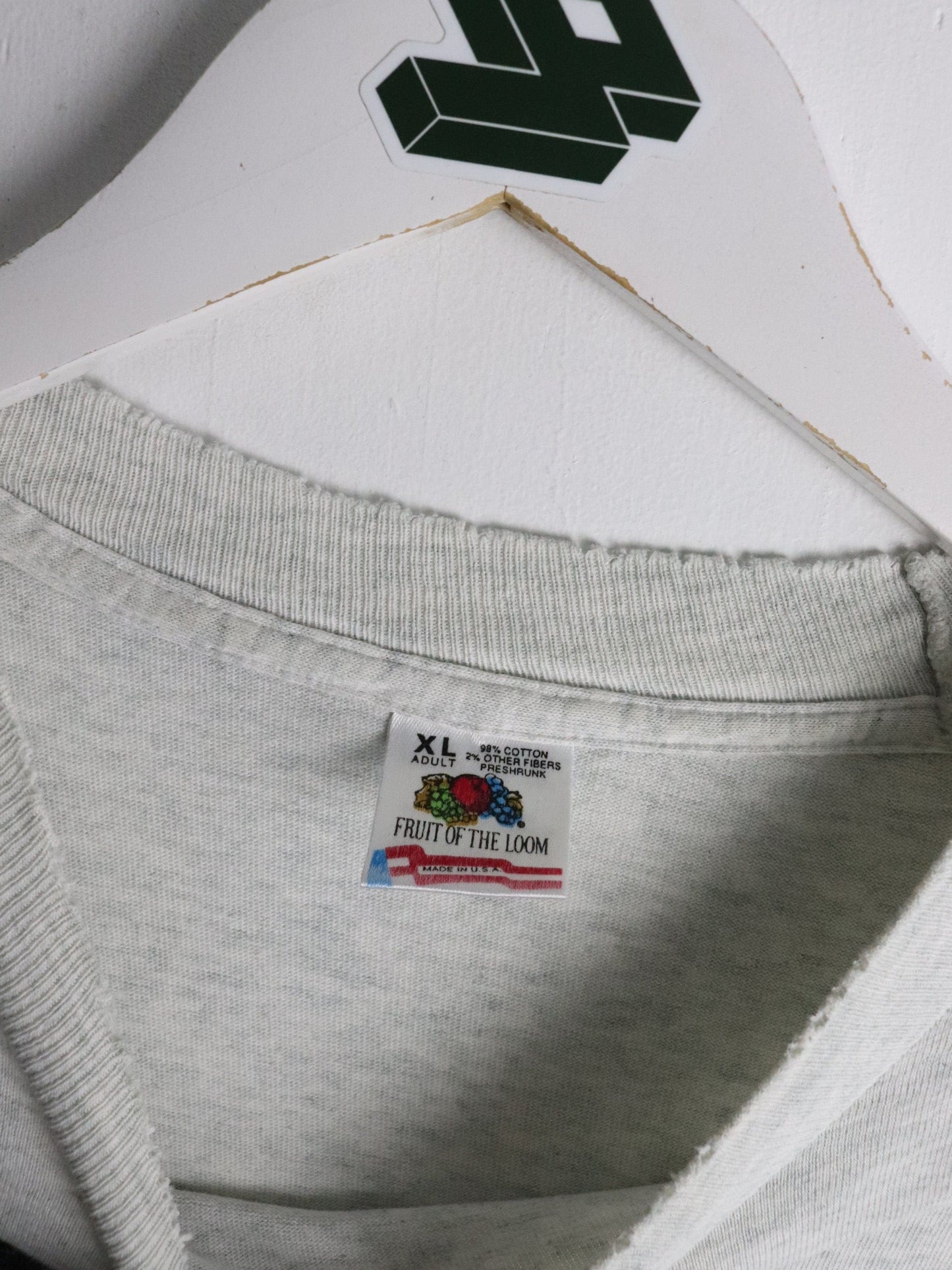 Vintage Happy Hour T Shirt Mens XL Grey from propervintagecanada