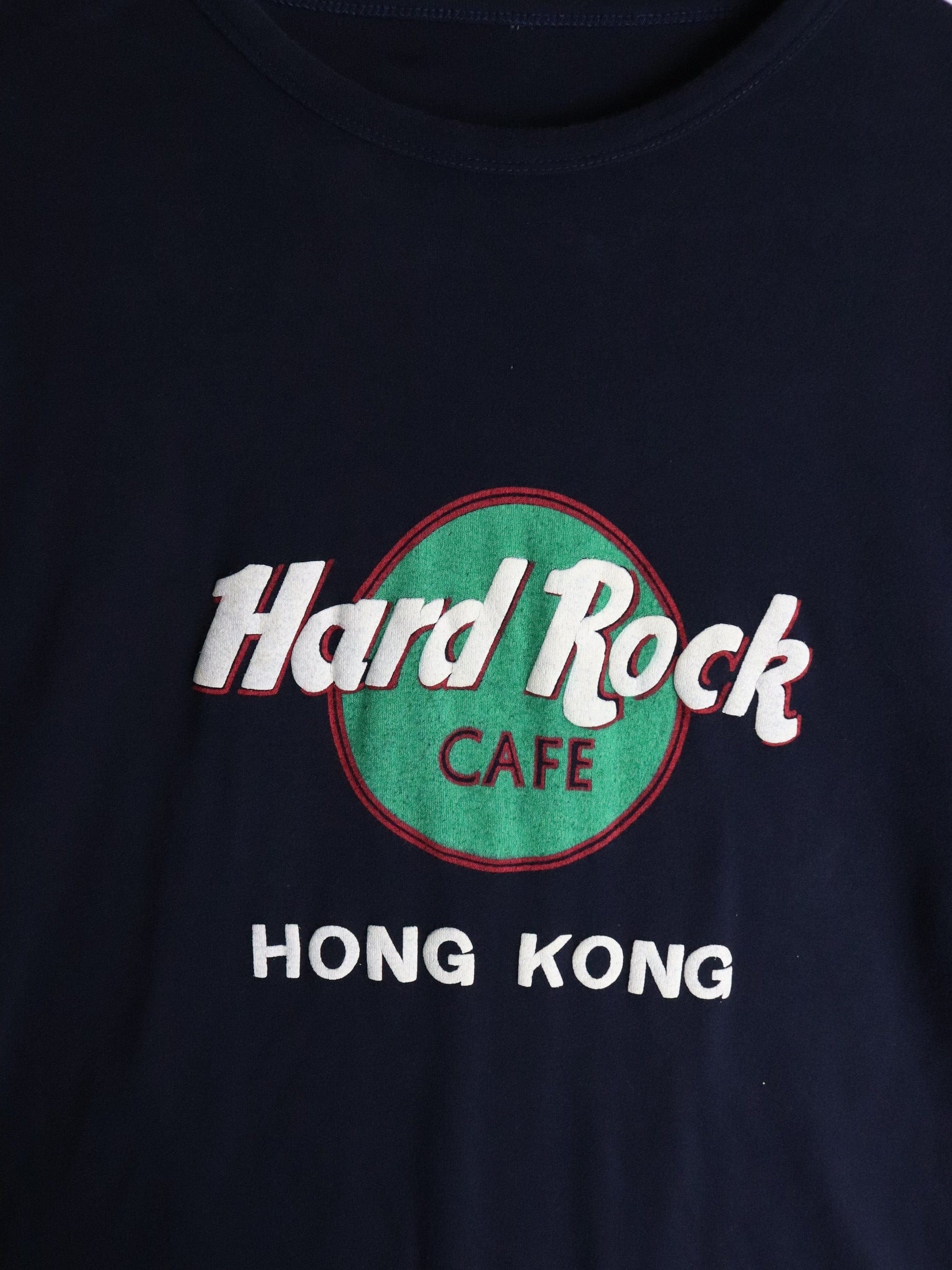 Vintage Hard Rock Cafe T Shirt Mens Medium Blue Hong Kong from propervintagecanada