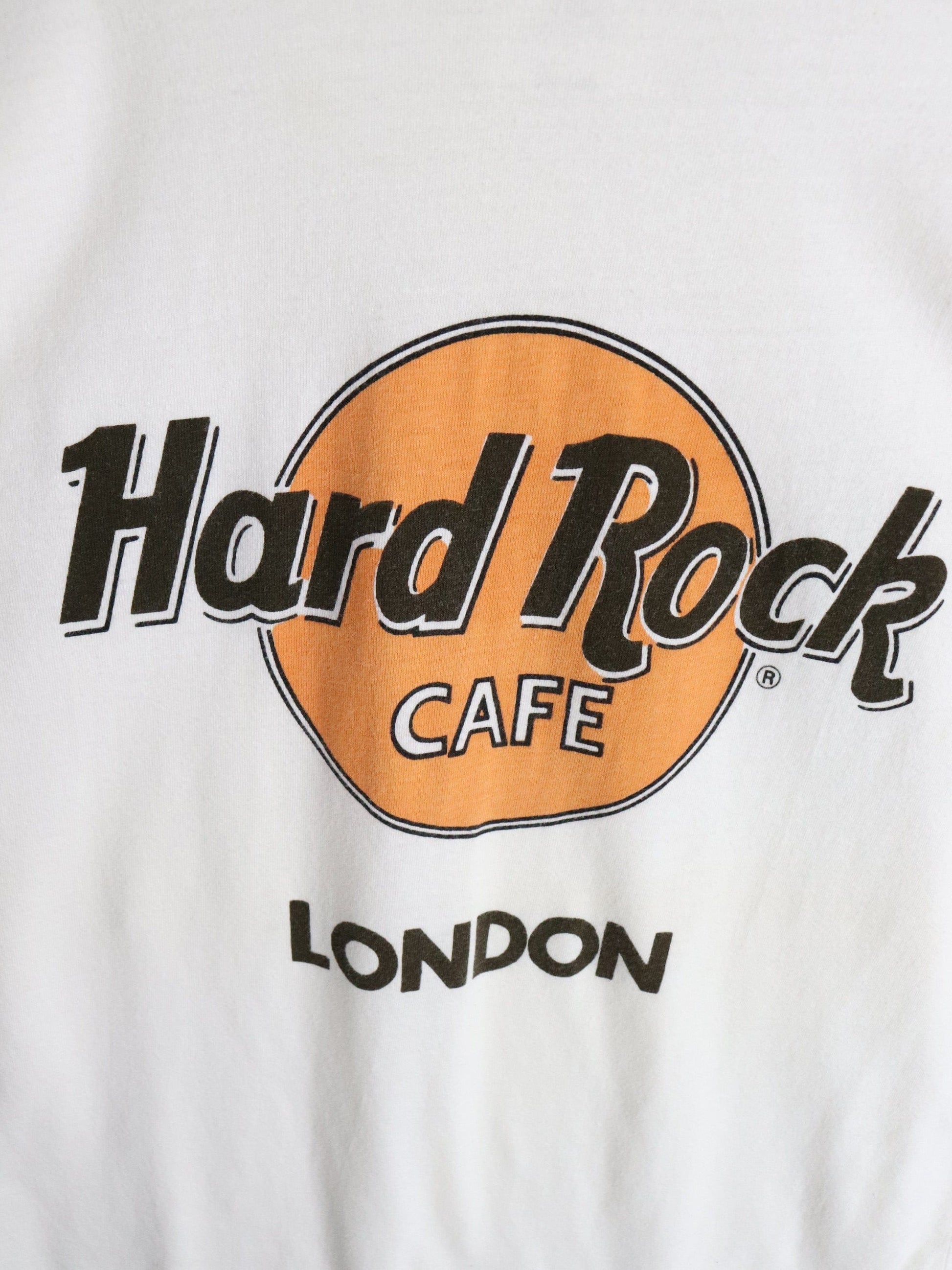 Vintage Hard Rock Cafe T Shirt Mens Small White London from propervintagecanada