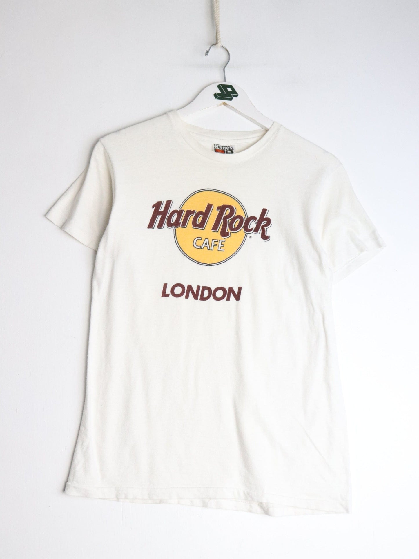 Vintage Hard Rock Cafe T Shirt Mens Small White London 80s from propervintagecanada