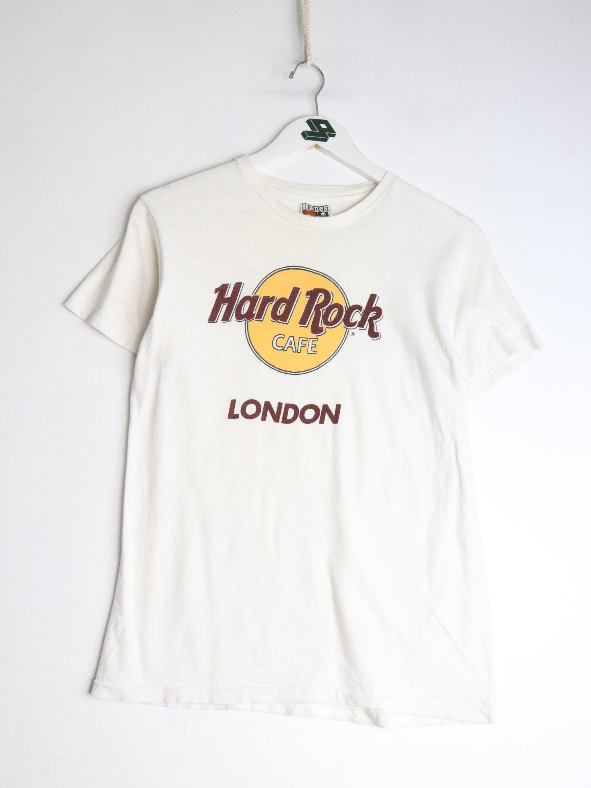Vintage Hard Rock Cafe T Shirt Mens Small White London 80s from propervintagecanada