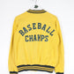 Vintage Harvard Company Sweatshirt Youth Large Yellow Varsity Snap On