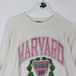 Vintage Harvard University Sweatshirt Mens Large White College