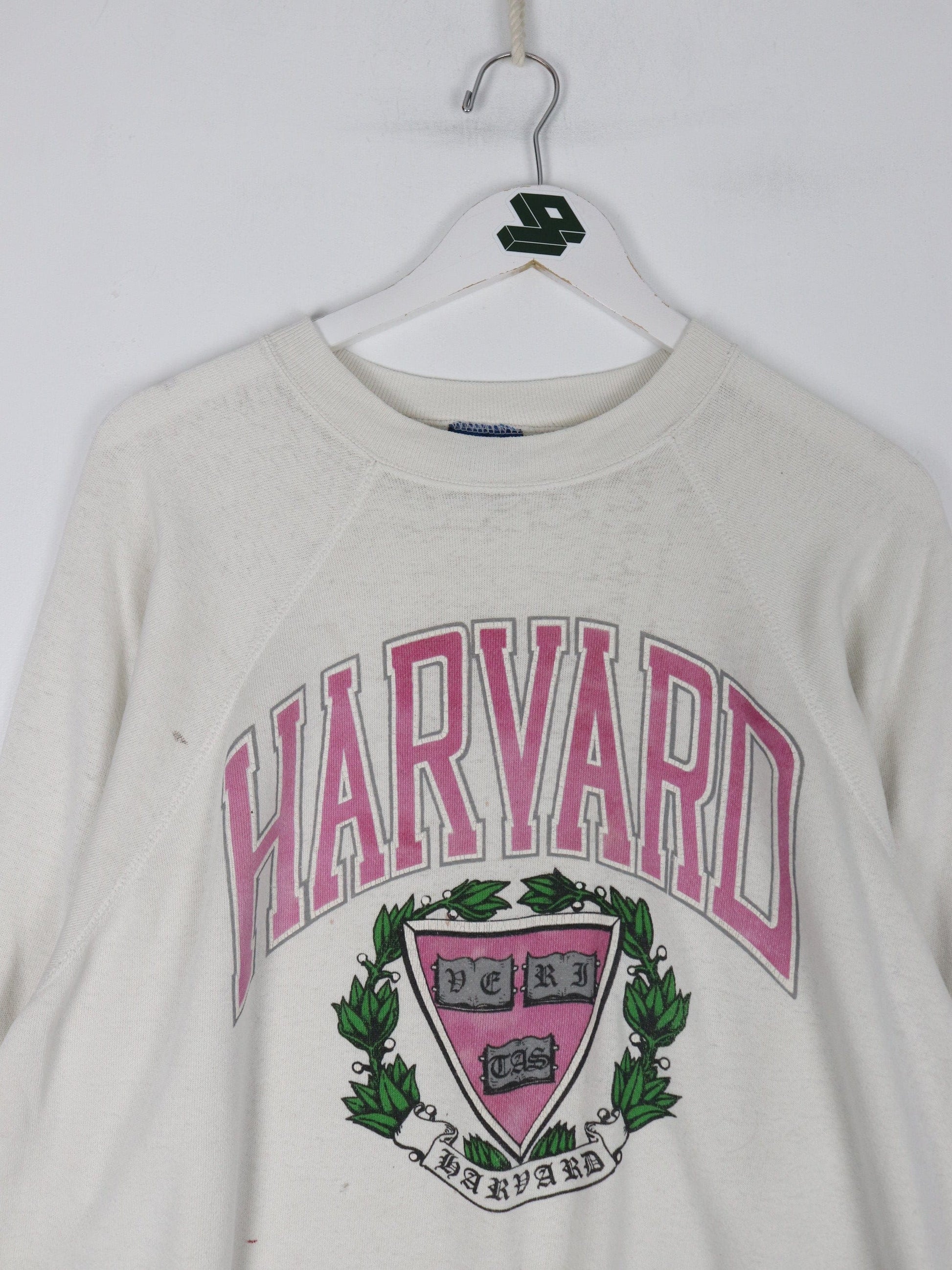 Vintage Harvard University Sweatshirt Mens Large White College
