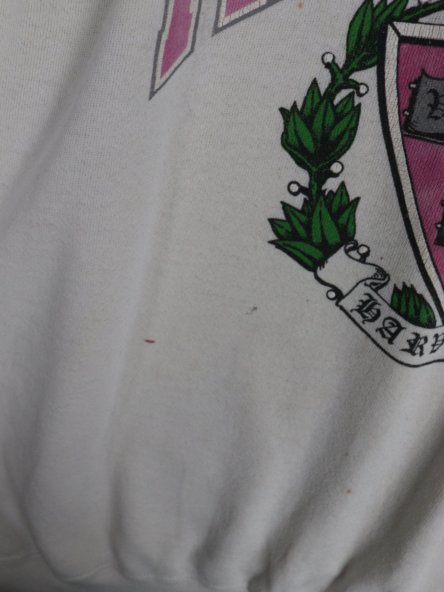 Vintage Harvard University Sweatshirt Mens Large White College