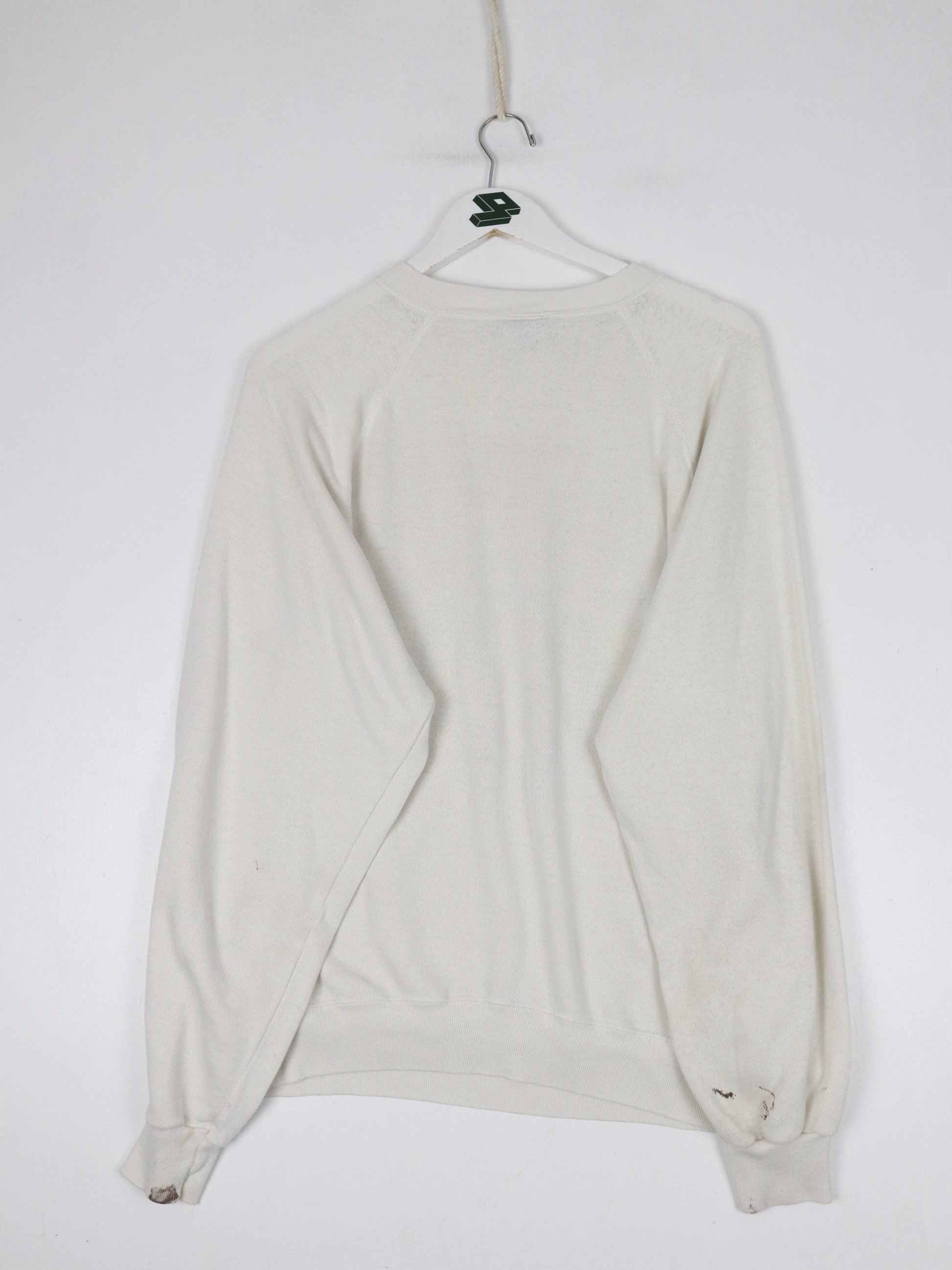 Vintage Harvard University Sweatshirt Mens Large White College