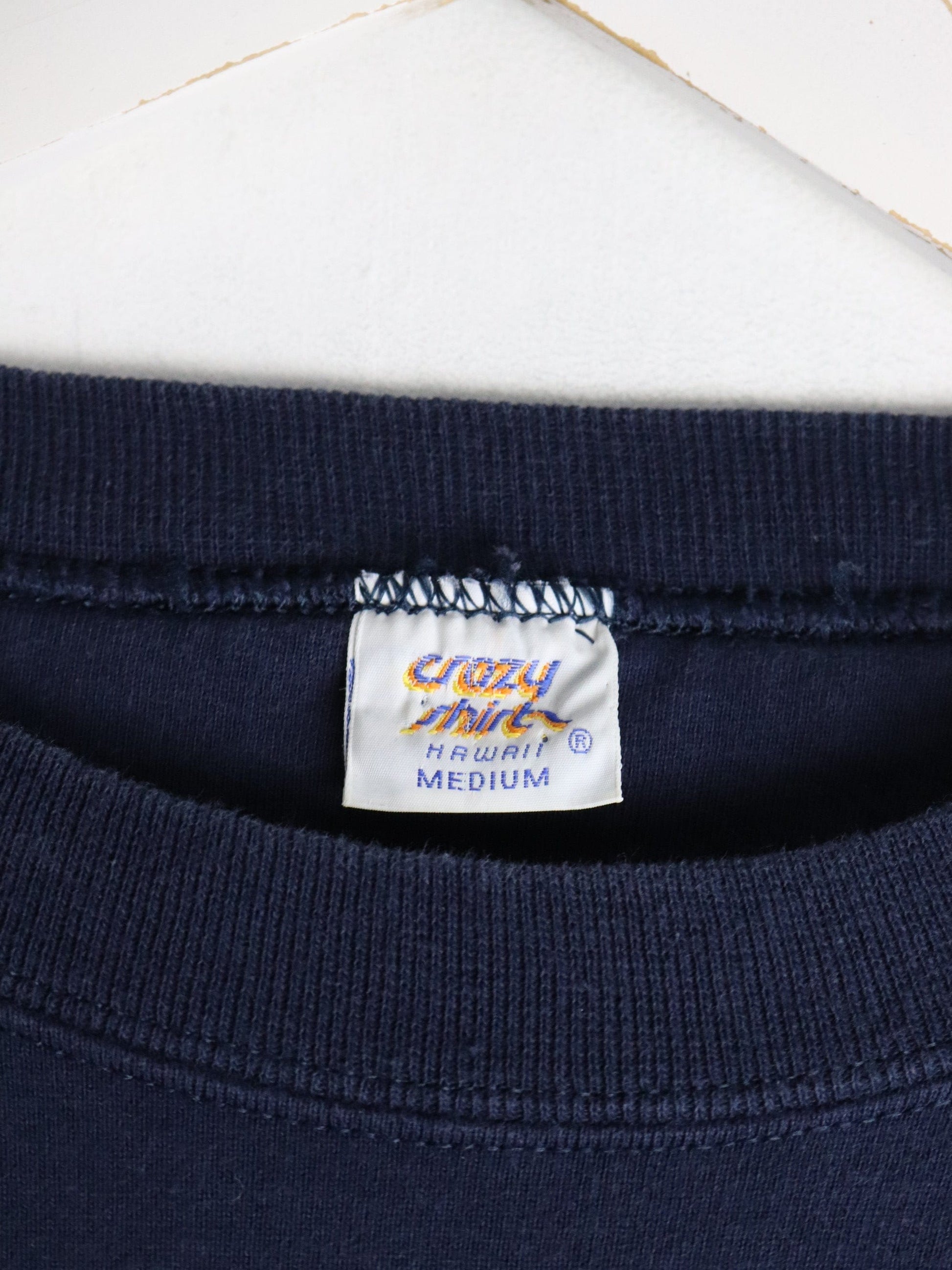 Vintage Hawaii Sweatshirt Mens Medium Blue 90s from propervintagecanada