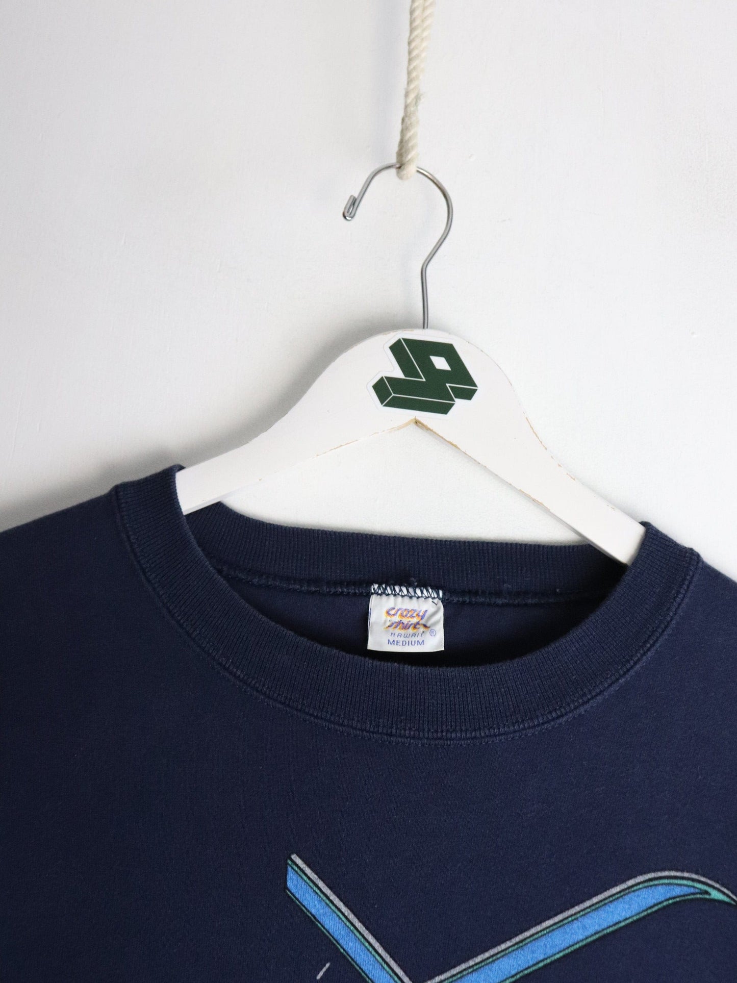 Vintage Hawaii Sweatshirt Mens Medium Blue 90s from propervintagecanada