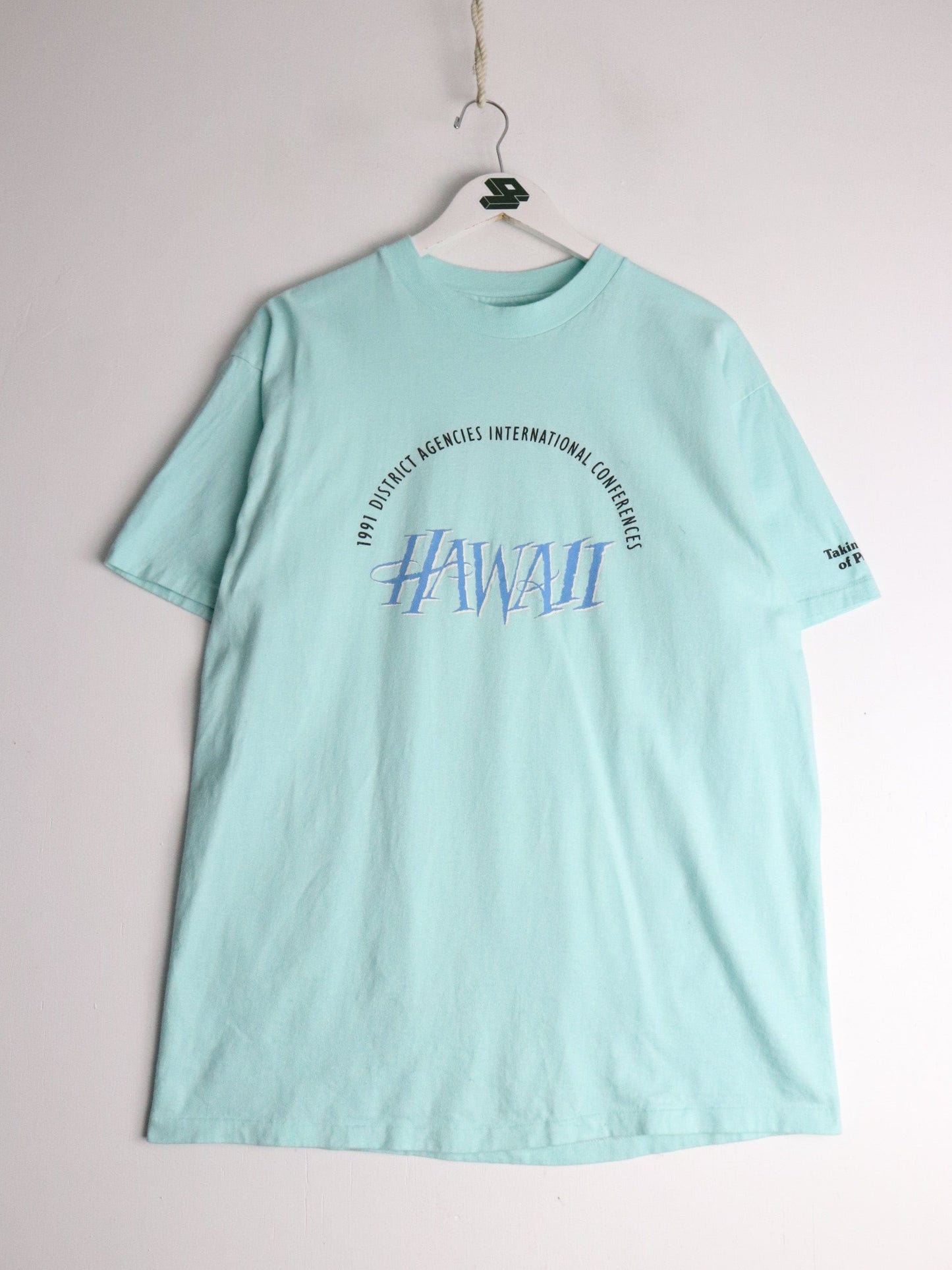 Vintage Hawaii T Shirt Mens XL Blue 90s USA from propervintagecanada