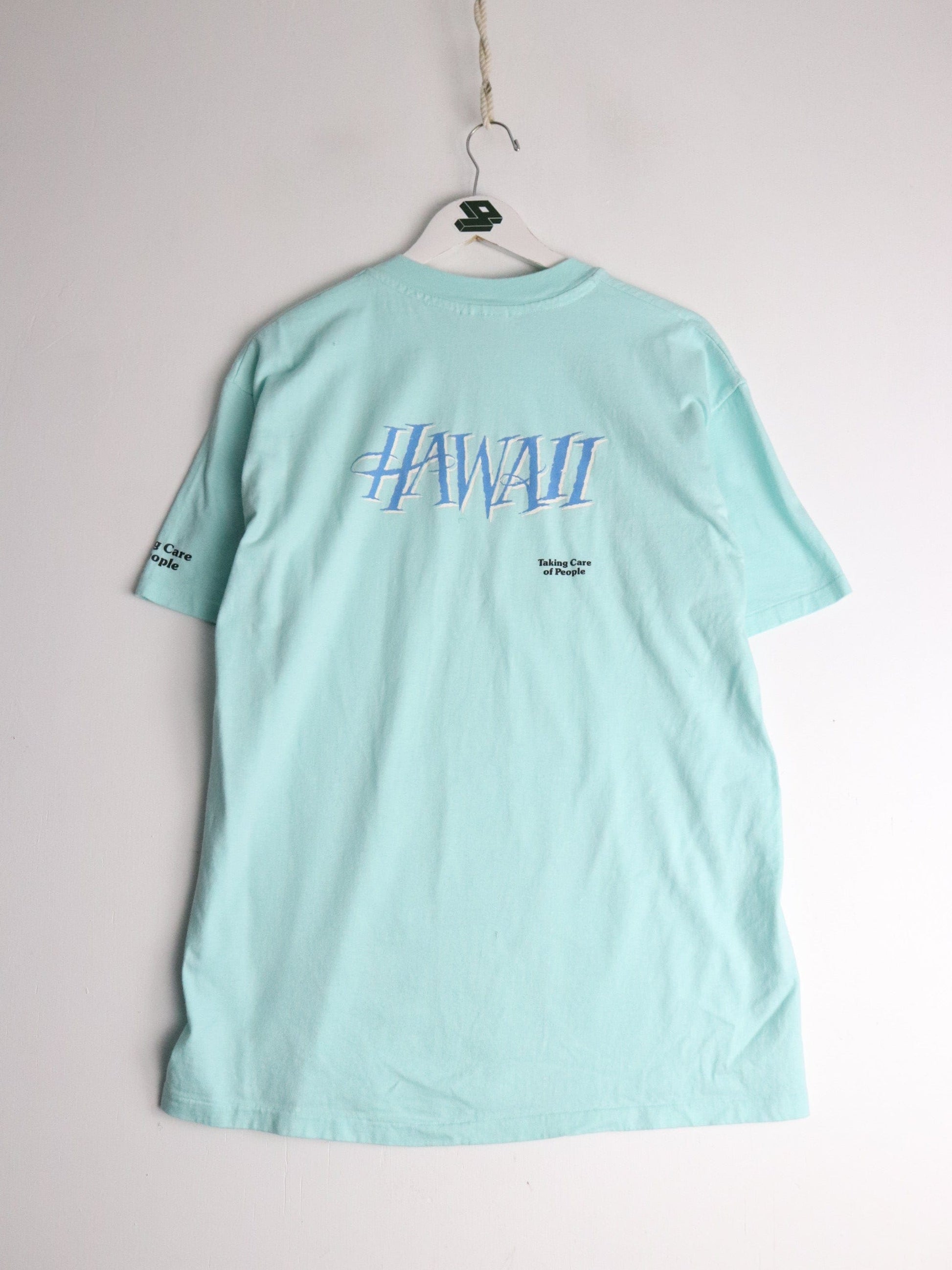 Vintage Hawaii T Shirt Mens XL Blue 90s USA from propervintagecanada