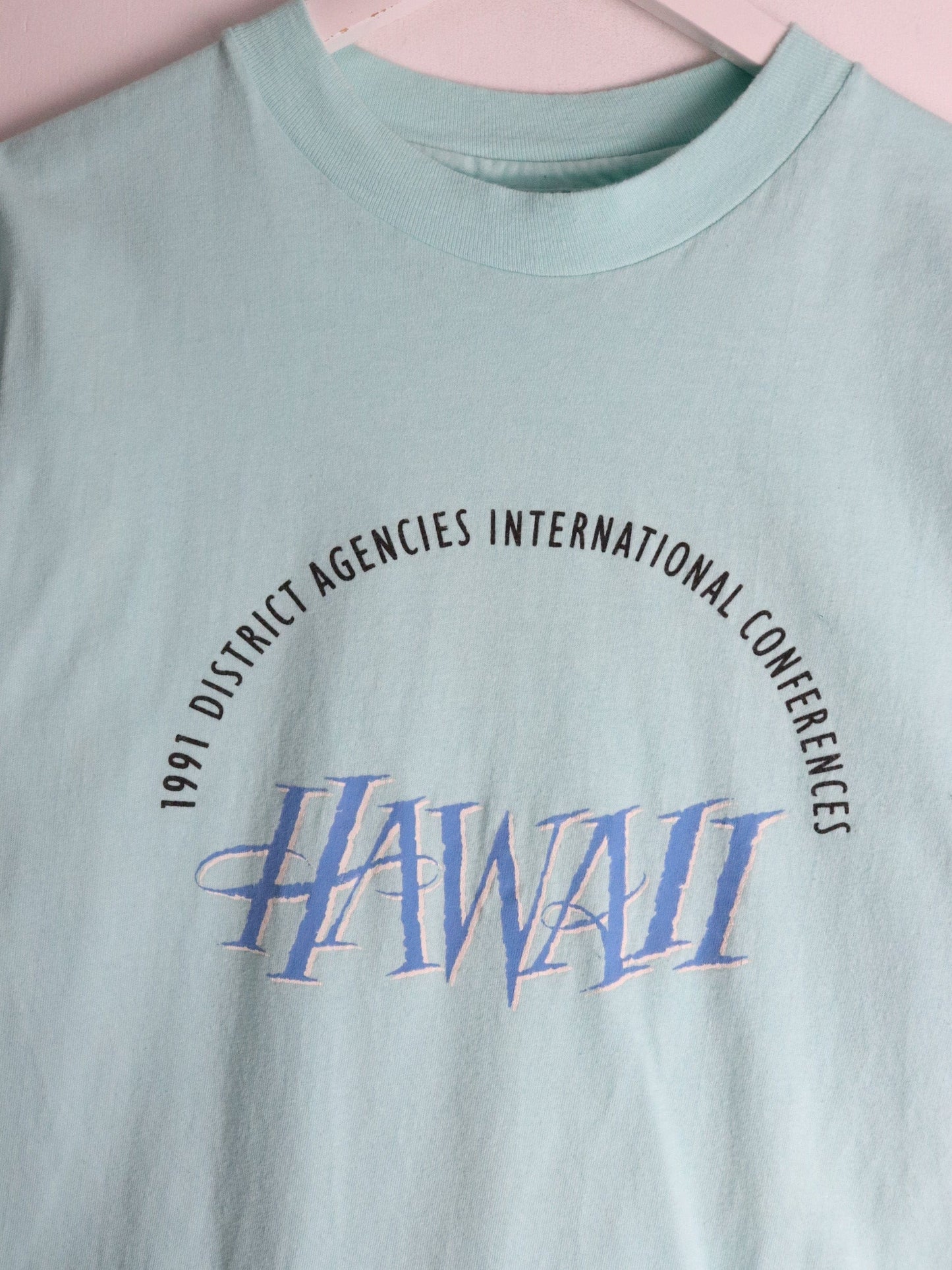 Vintage Hawaii T Shirt Mens XL Blue 90s USA from propervintagecanada