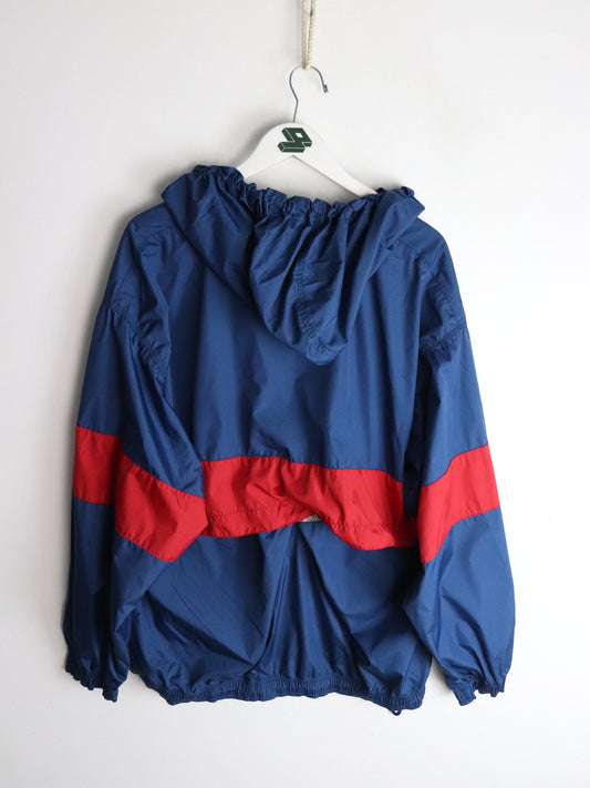 Vintage Head Windbreaker Mens Large Blue Anorak Jacket