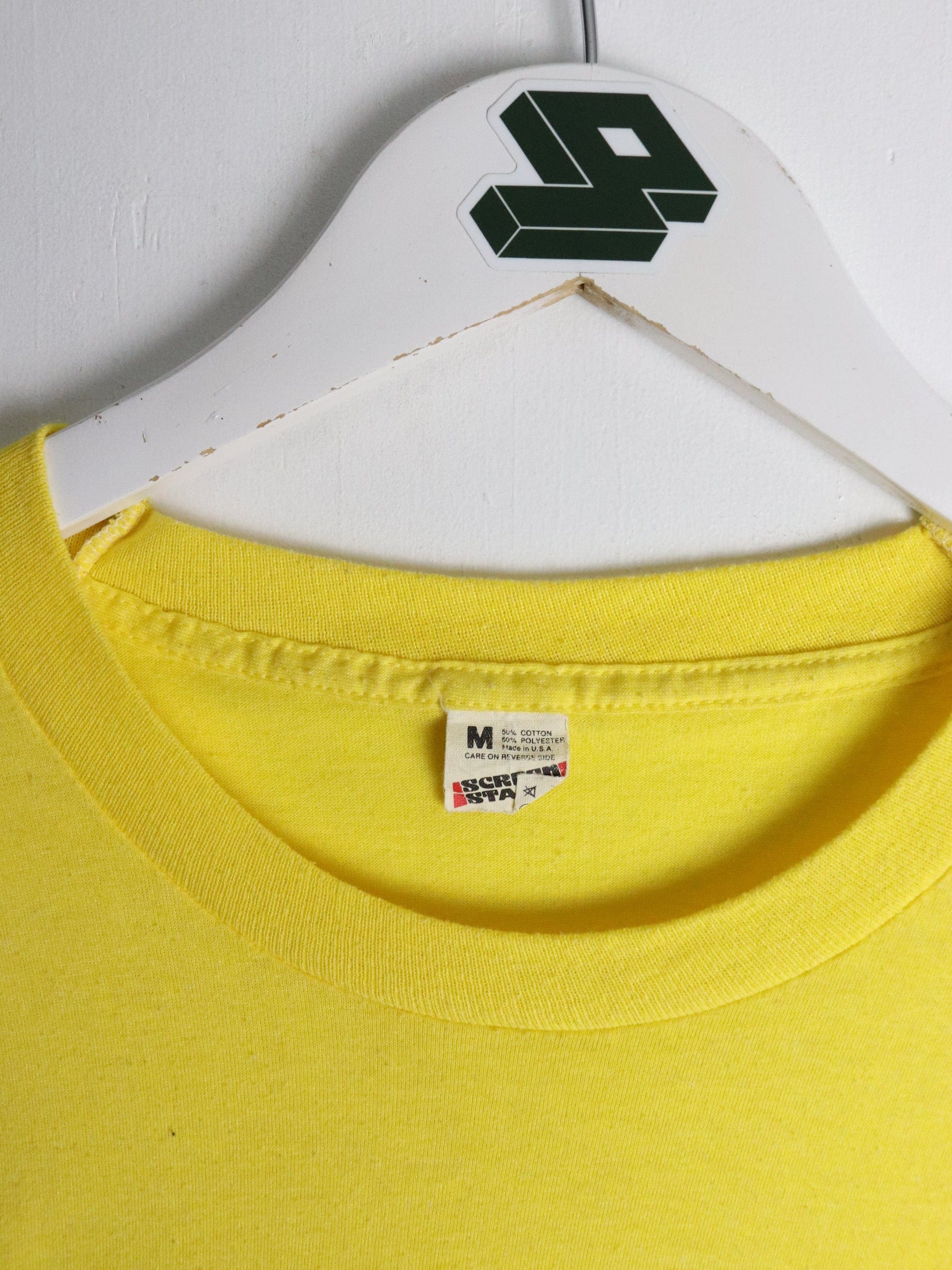 Vintage Hellbender T Shirt Fits Mens Small Yellow 90s from propervintagecanada