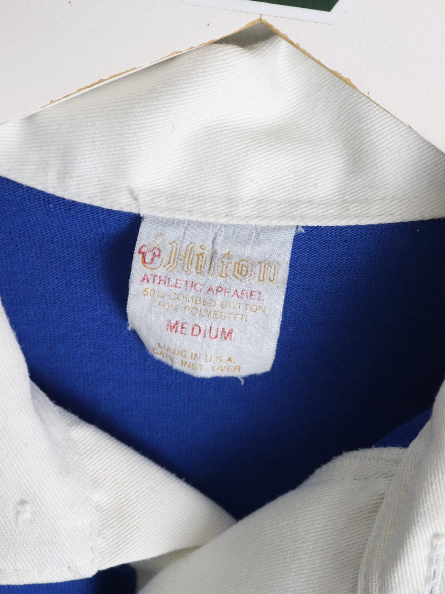 Vintage Hilton Polo Shirt Mens Small Blue from propervintagecanada