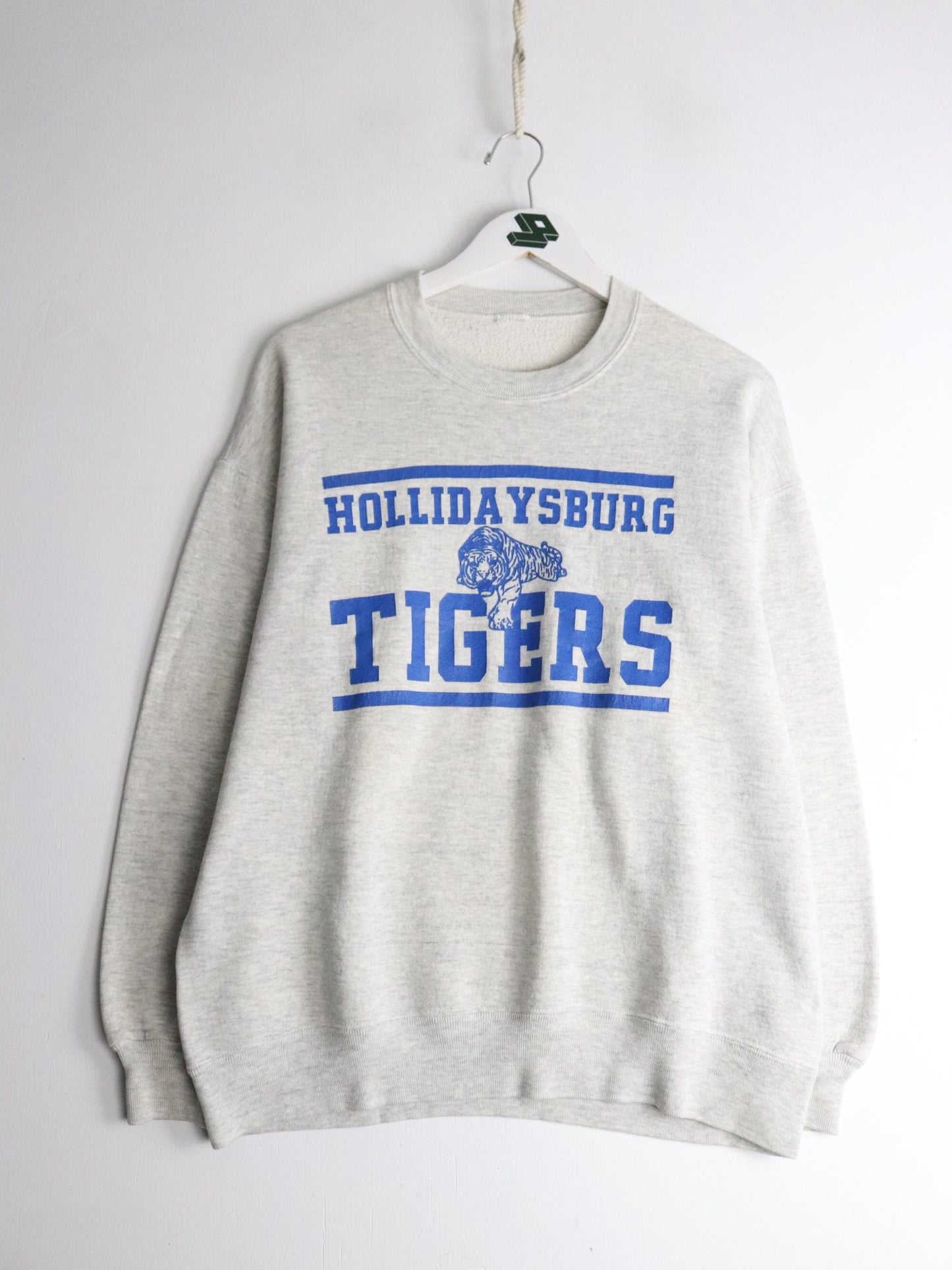 Vintage Hollidaysburg Tigers Sweatshirt Mens Large Grey from propervintagecanada