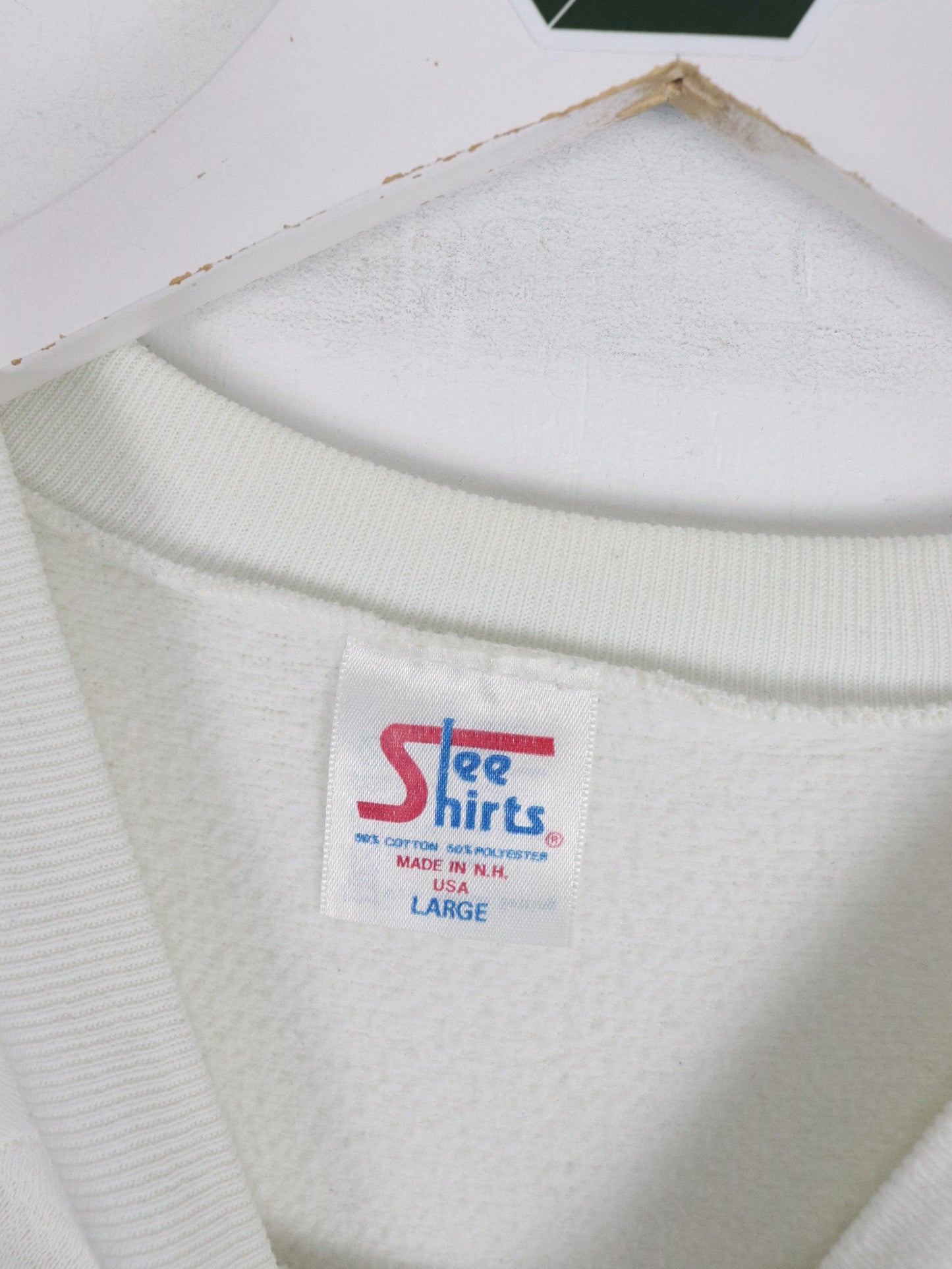 Vintage Hollywood Memorial Hospital Sweatshirt Fits Mens Small White 80s from propervintagecanada