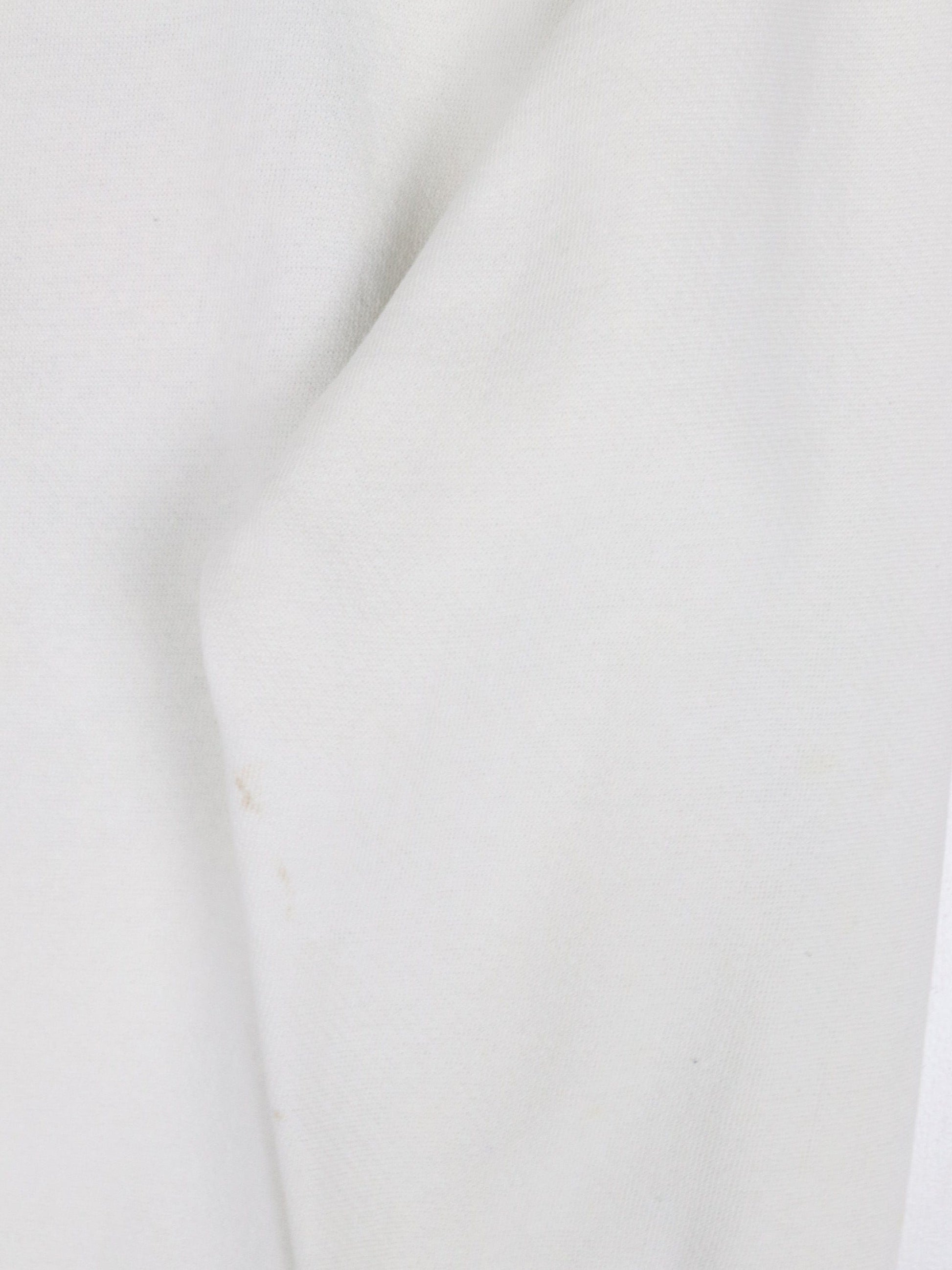 Vintage Hollywood Memorial Hospital Sweatshirt Fits Mens Small White 80s from propervintagecanada