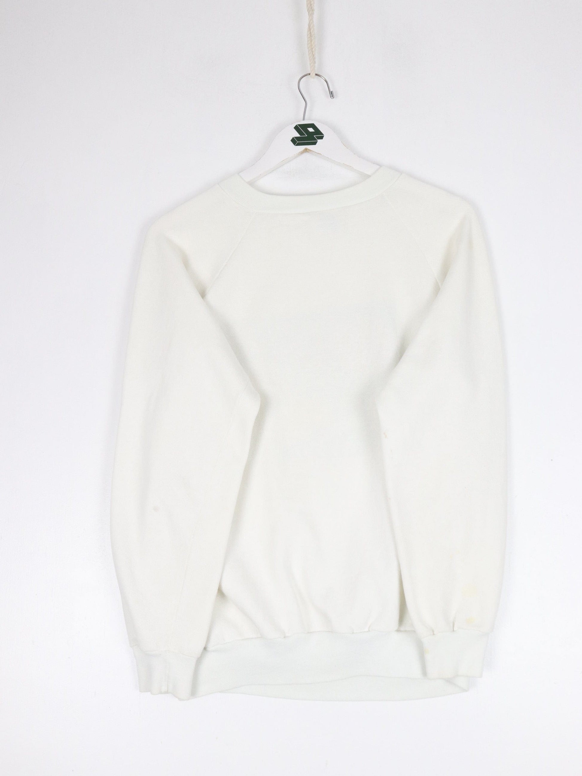 Vintage Hollywood Memorial Hospital Sweatshirt Fits Mens Small White 80s from propervintagecanada