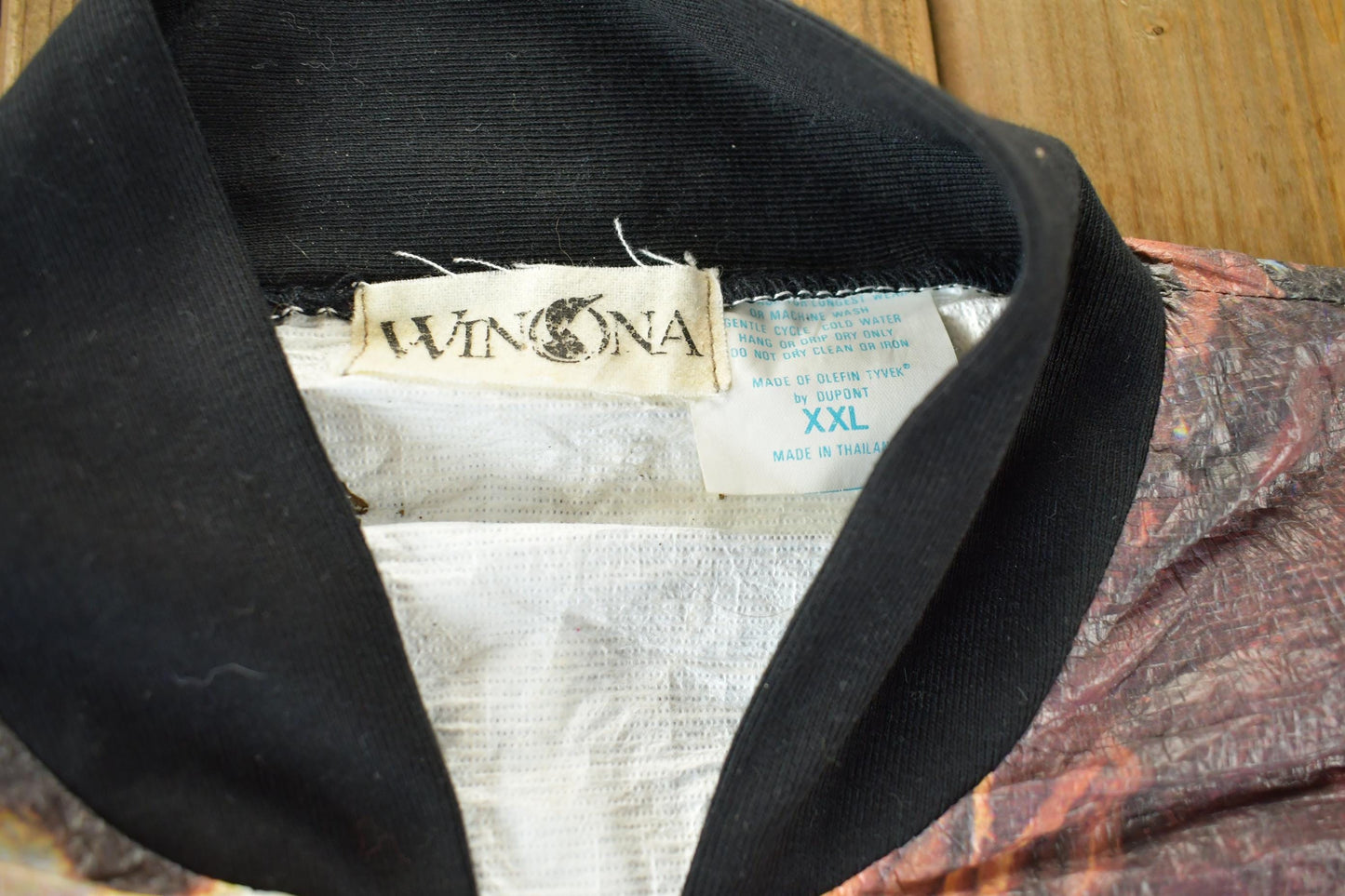 Vintage Horses Winona Tyvek By Dupont Windbreaker from propervintagecanada