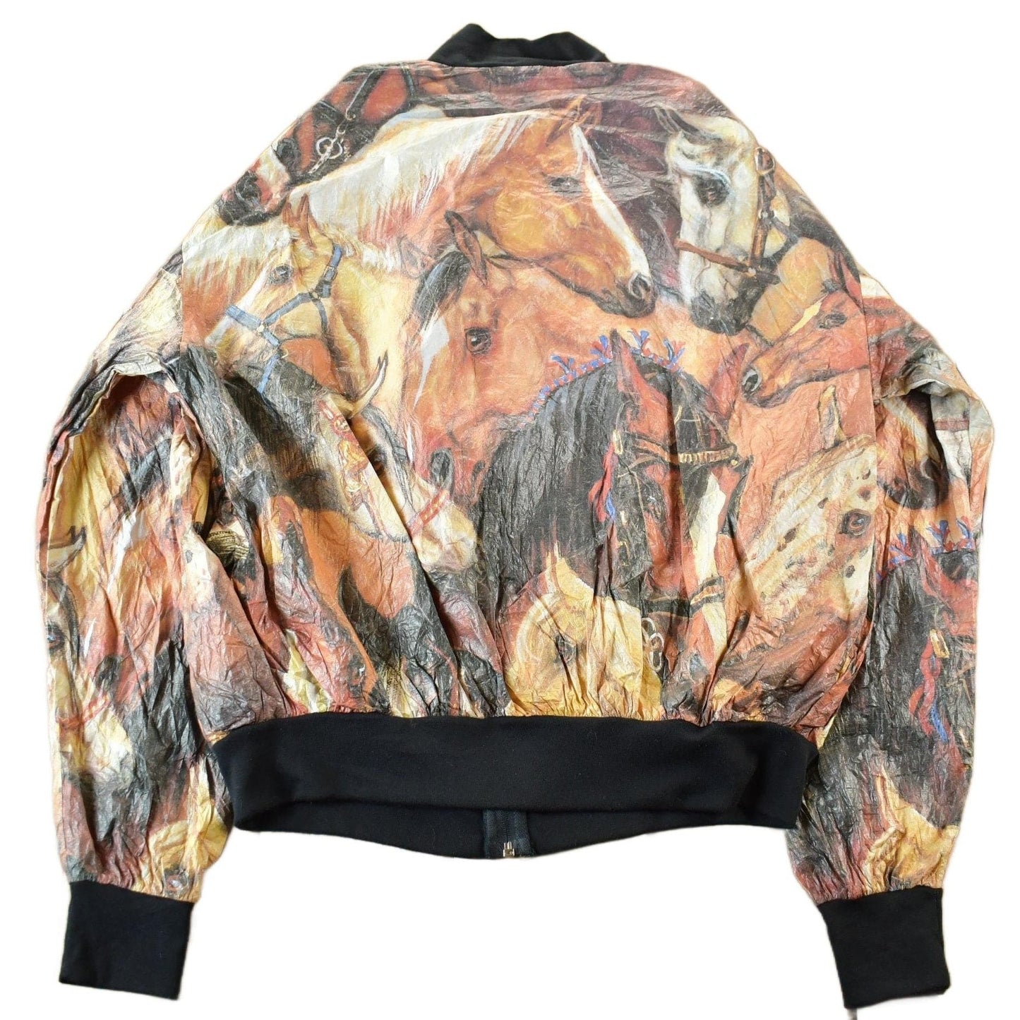 Vintage Horses Winona Tyvek By Dupont Windbreaker from propervintagecanada