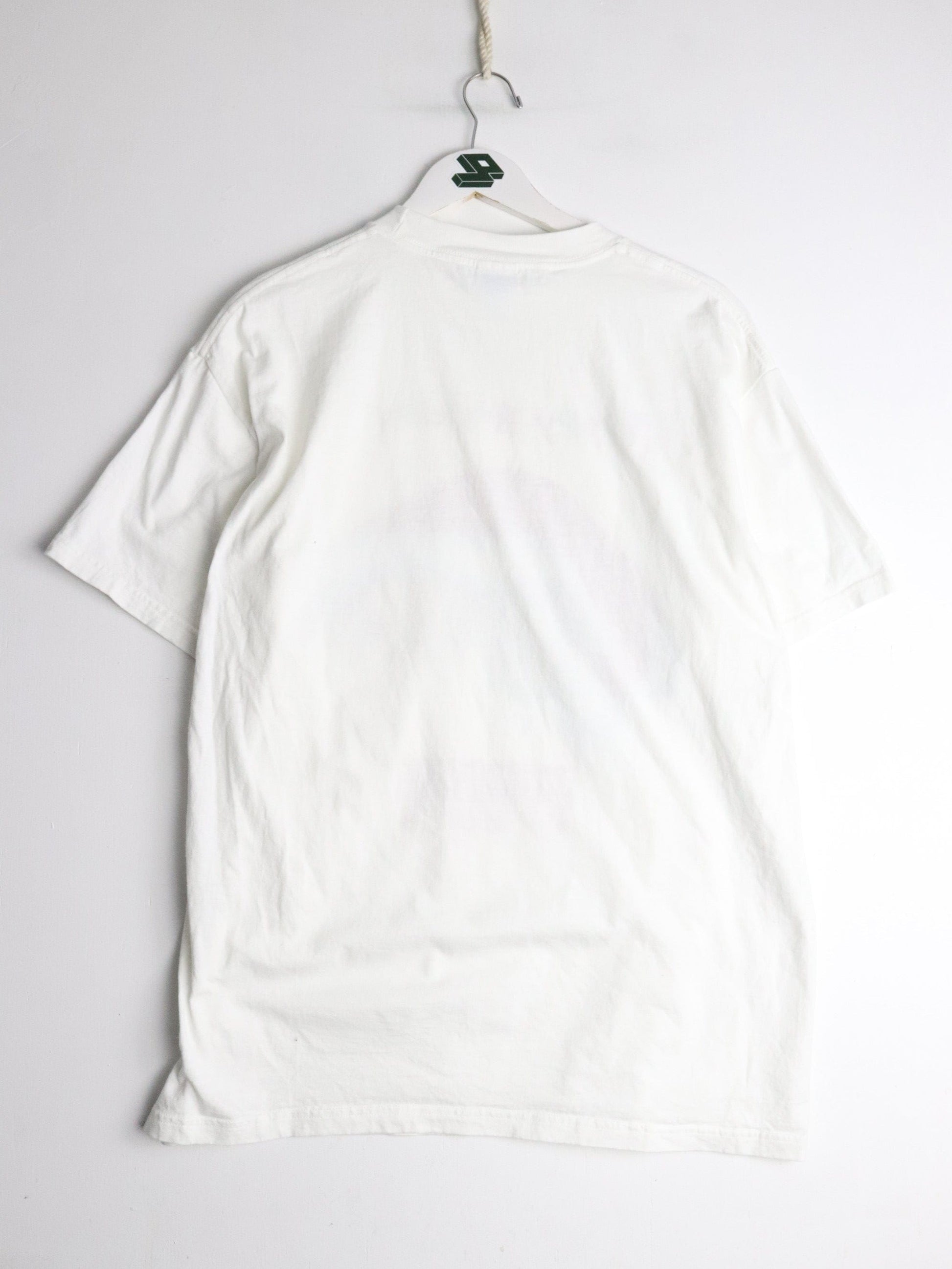 Vintage Humane Society T Shirt Mens Large White Happy Holidays from propervintagecanada