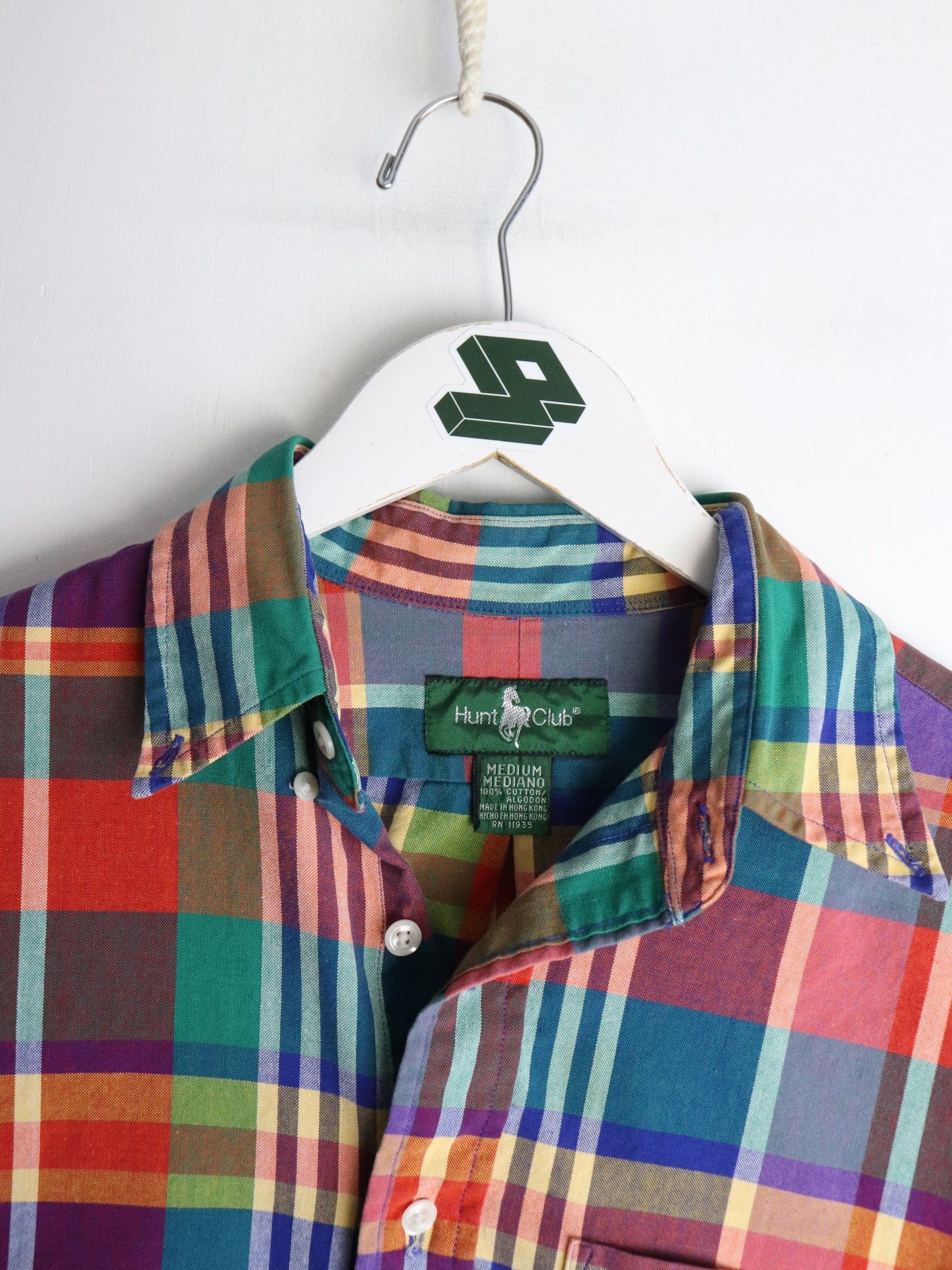 Vintage Hunt Club Shirt Mens Medium Red Button Up from propervintagecanada