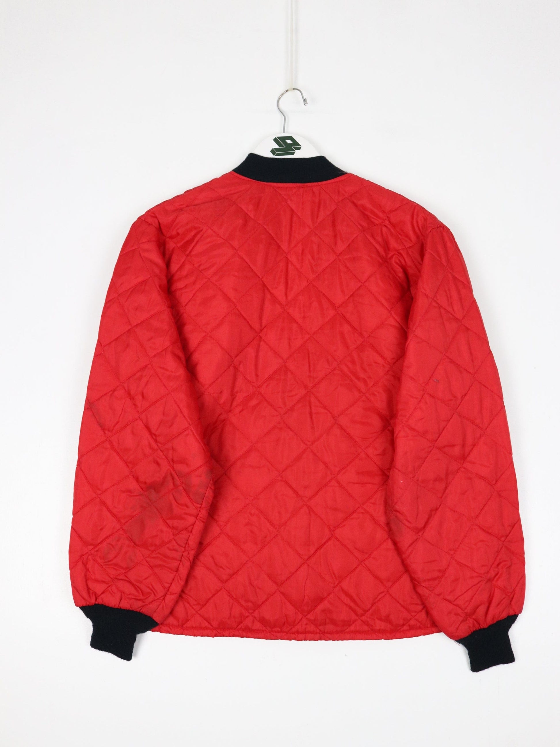 Vintage Hunting Jacket Womens Large Red Quilt Outdoors 70s 80s from propervintagecanada