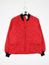 Vintage Hunting Jacket Womens Large Red Quilt Outdoors 70s 80s from propervintagecanada