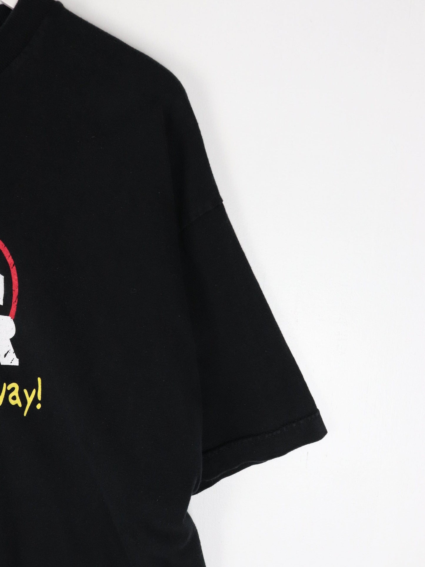 Vintage I'm Not A Doctor T Shirt Mens XL Black Funny