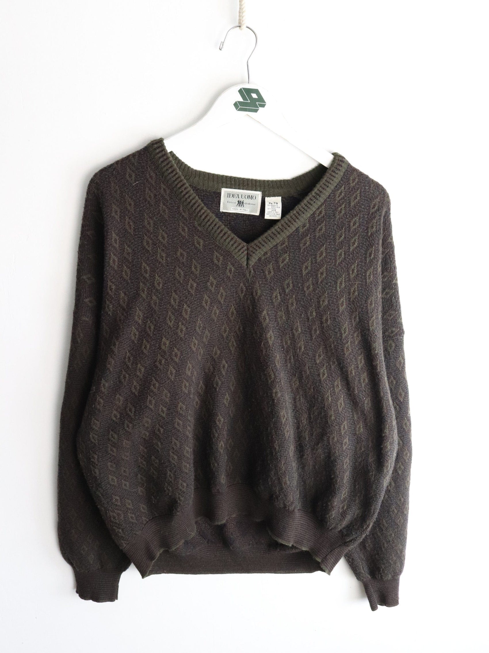 Vintage Idea Uomo Knit Sweater Mens XL from propervintagecanada
