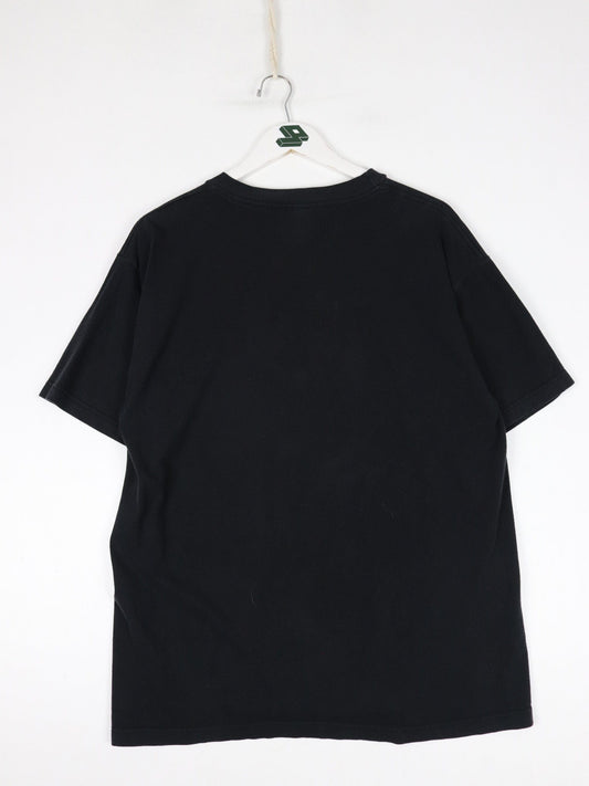 Vintage If I Knew The Answer T Shirt Mens Large Black Funny from propervintagecanada