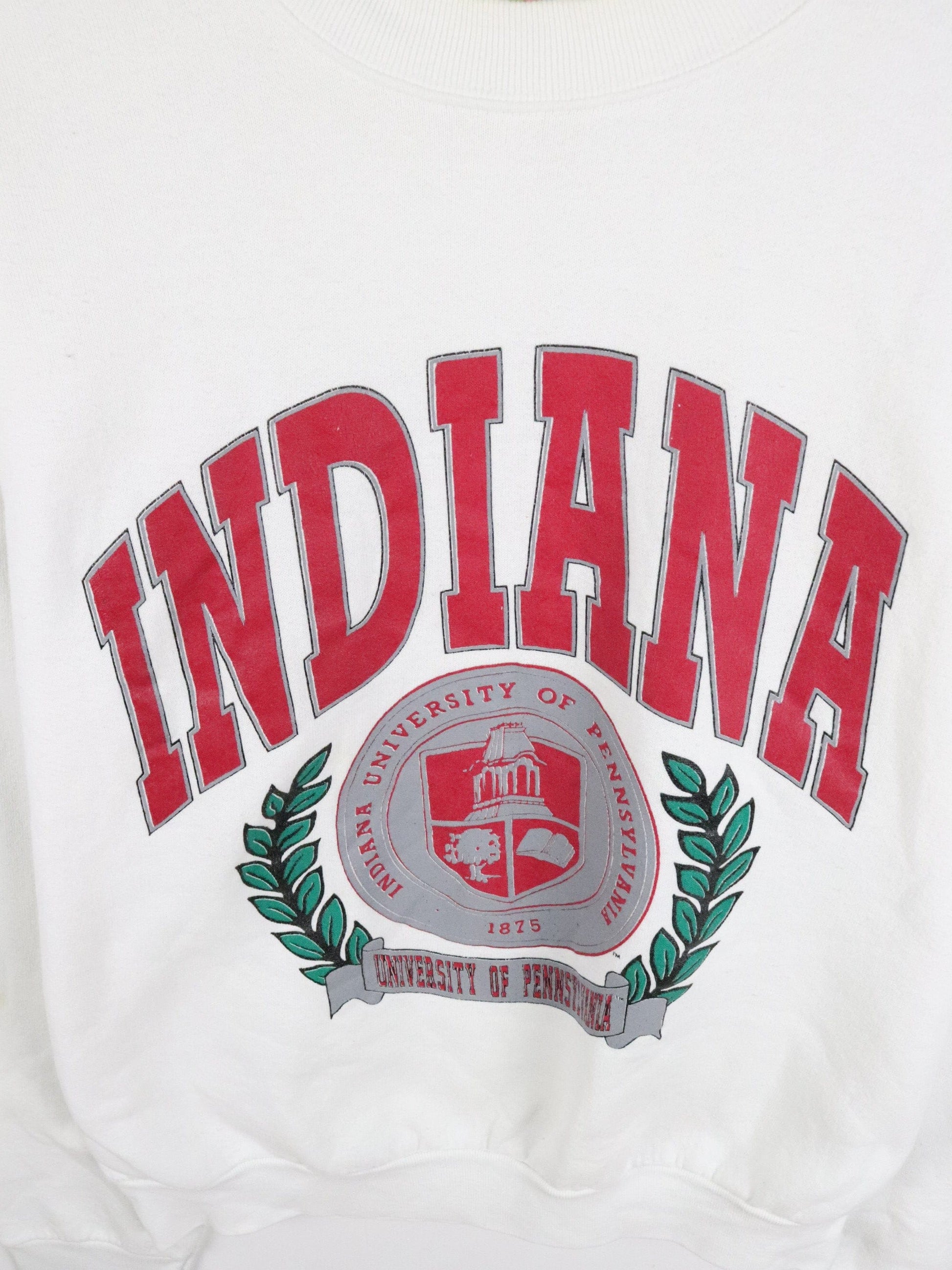 Vintage Indiana University Sweatshirt Mens Medium White from propervintagecanada