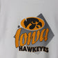 Vintage Iowa Hawkeyes Sweatshirt Mens Small White College