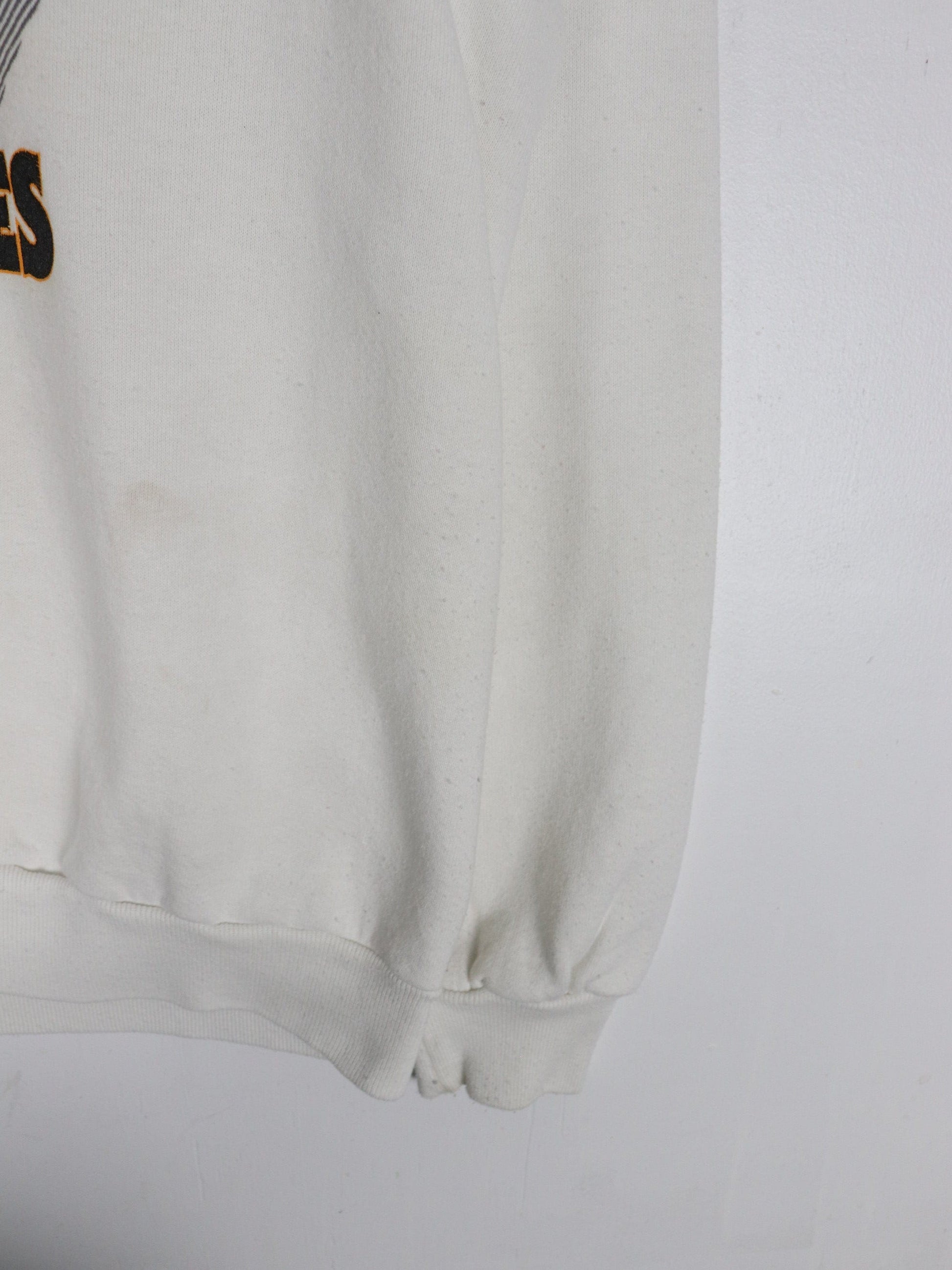 Vintage Iowa Hawkeyes Sweatshirt Mens Small White College