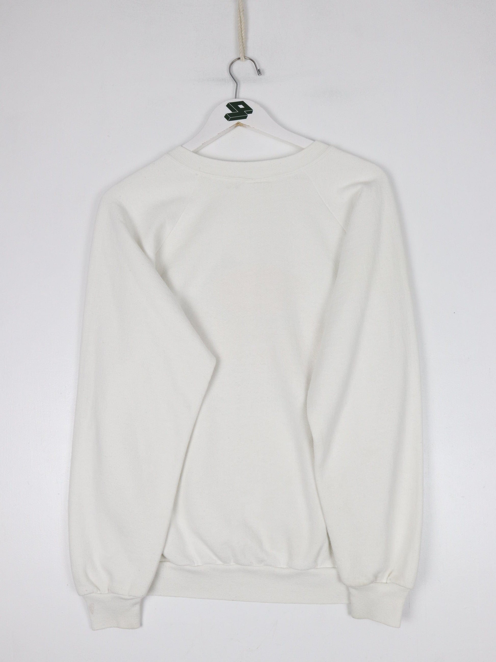 Vintage Iowa Hawkeyes Sweatshirt Mens Small White College