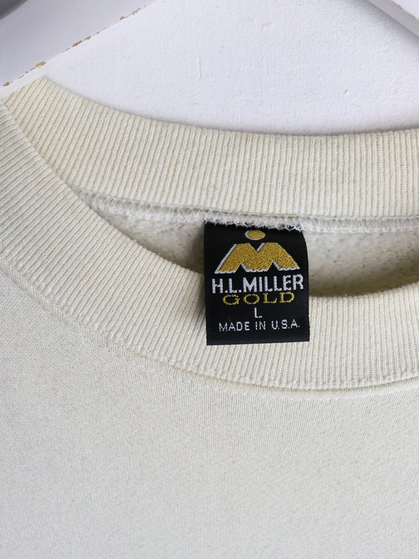 Vintage Iowa State Cyclones Sweatshirt Mens Large Beige