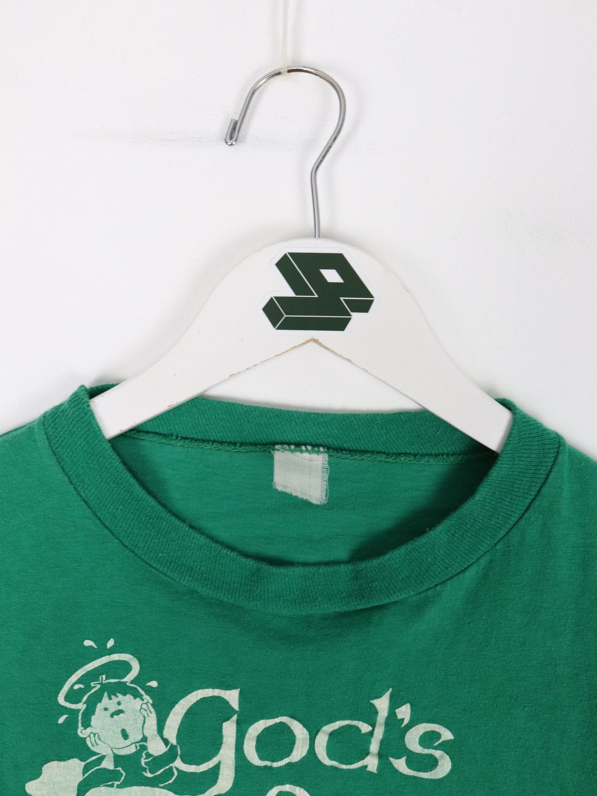 Vintage Irish T Shirt Mens Small Green 90s Gods Best Friend