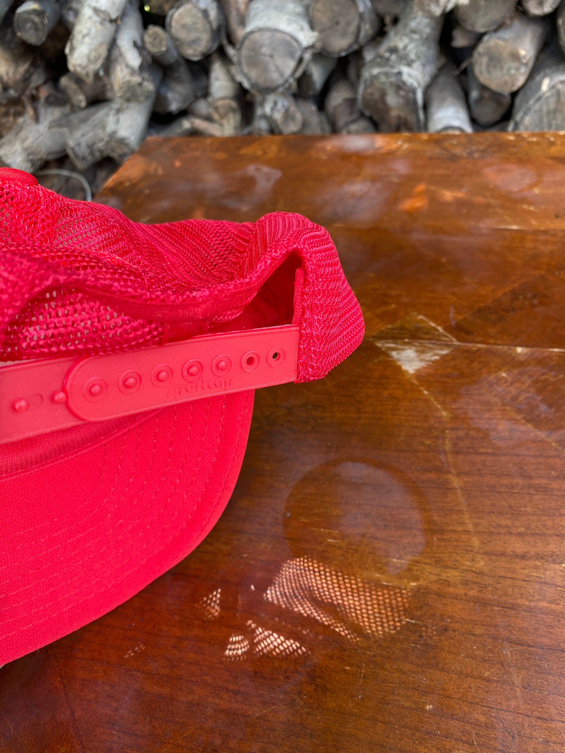 Vintage Iron Pony Hat Adult Red Trucker Snap Back from propervintagecanada