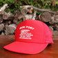 Vintage Iron Pony Hat Adult Red Trucker Snap Back from propervintagecanada