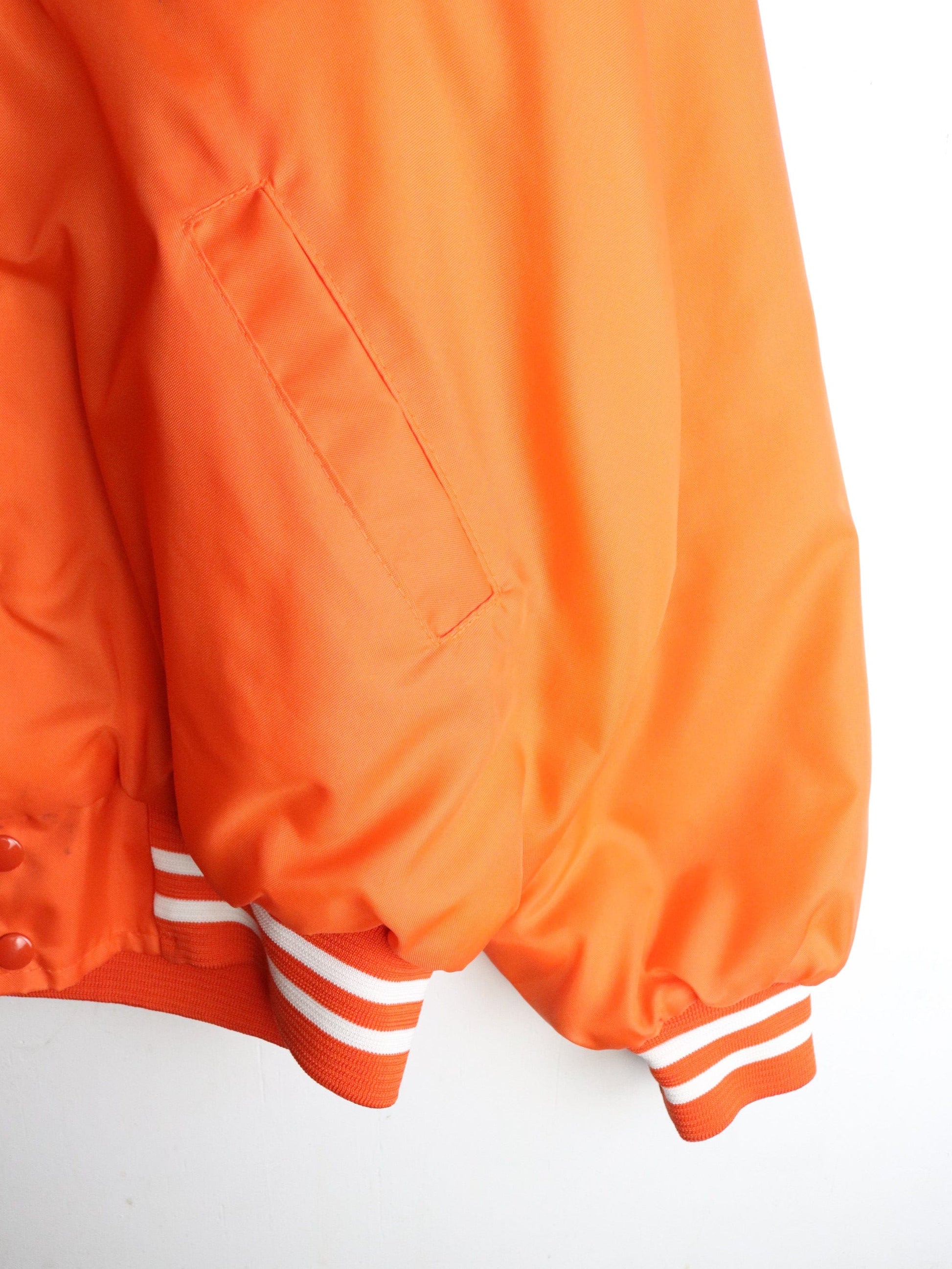 Vintage Itasca Vintage Car Club Jacket Mens Large Orange from propervintagecanada