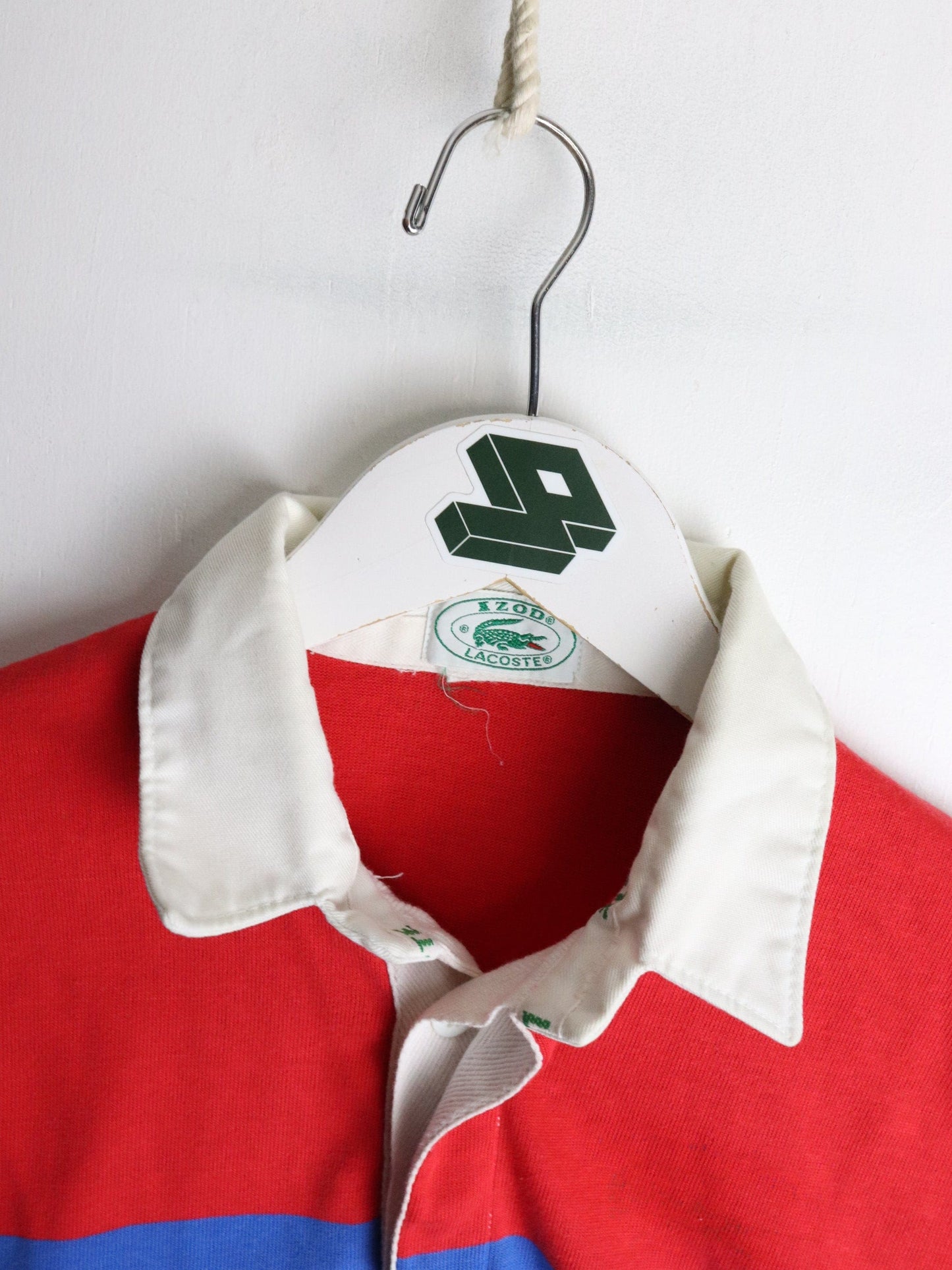 Vintage Izod Lacoste Polo Shirt Mens Medium Red