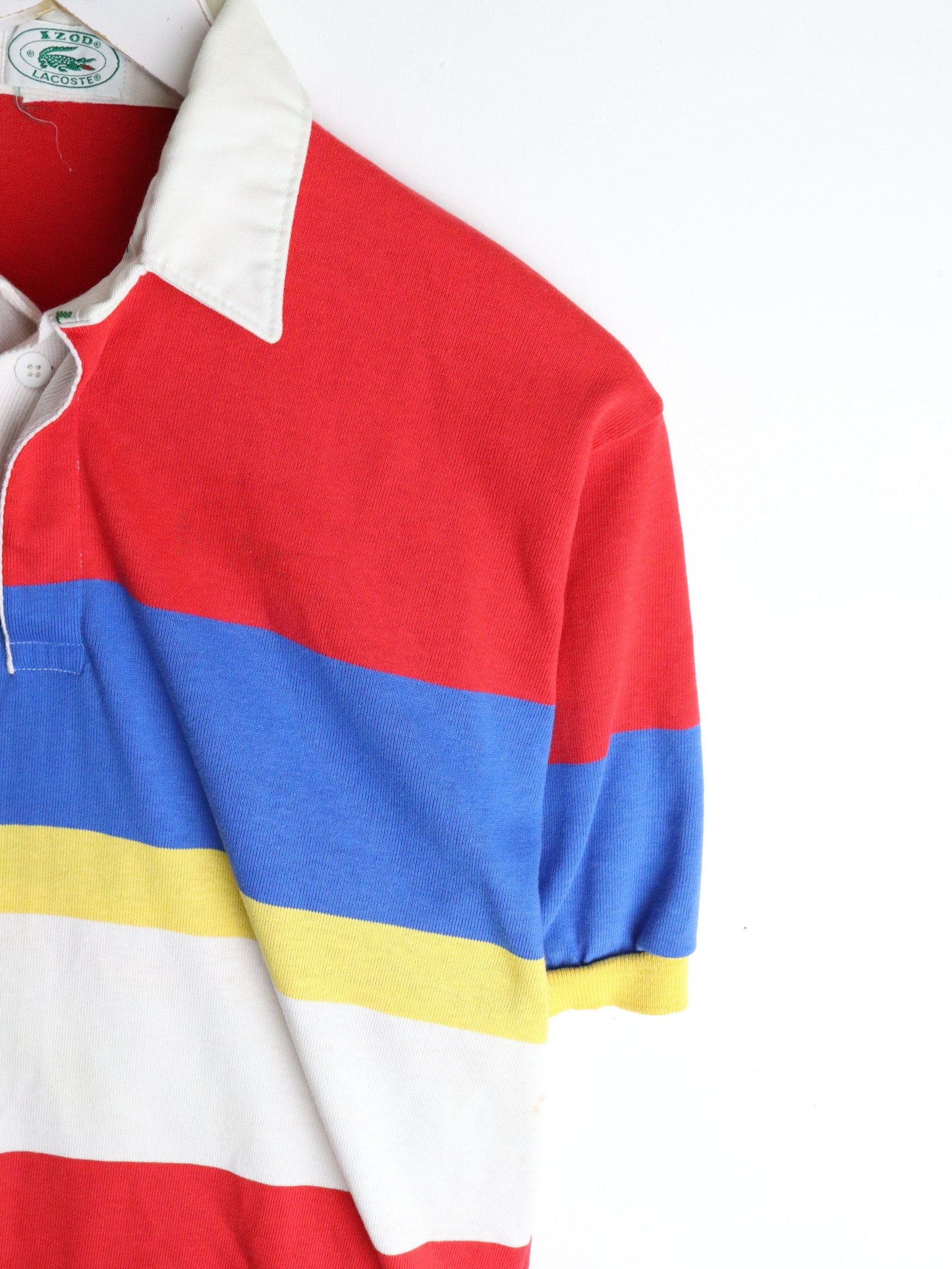 Vintage Izod Lacoste Polo Shirt Mens Medium Red